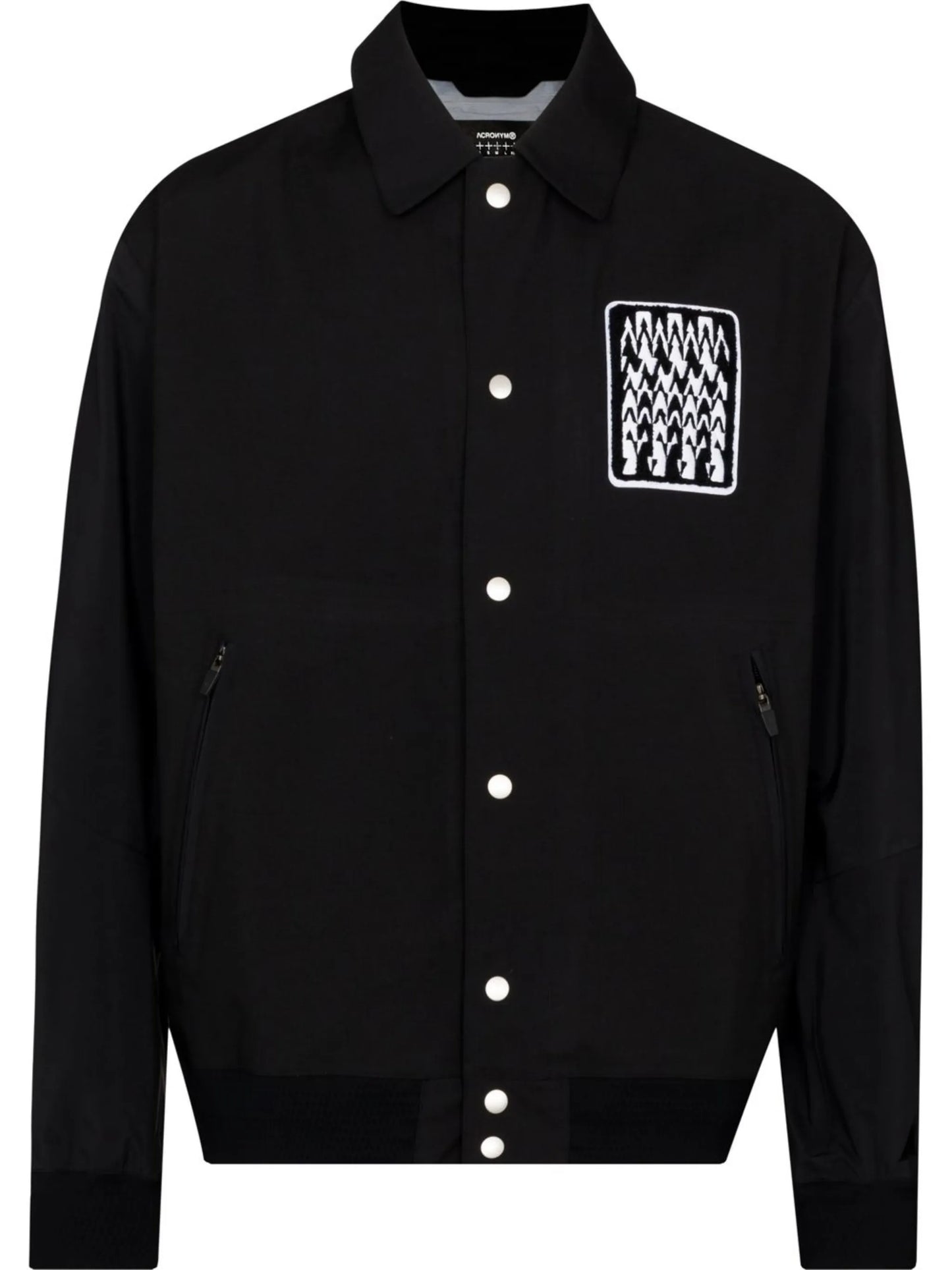 logo-patch shirt jacket