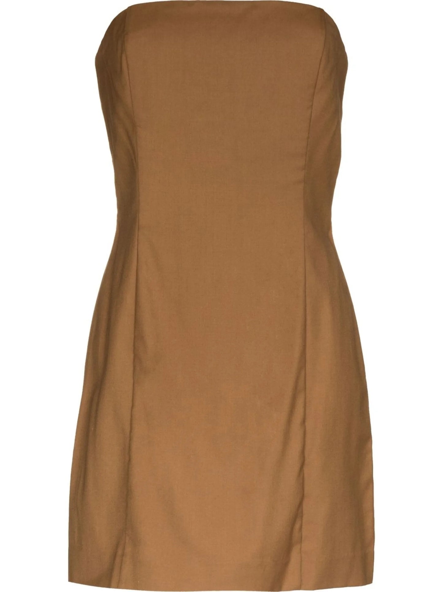 twill-weave wool dress