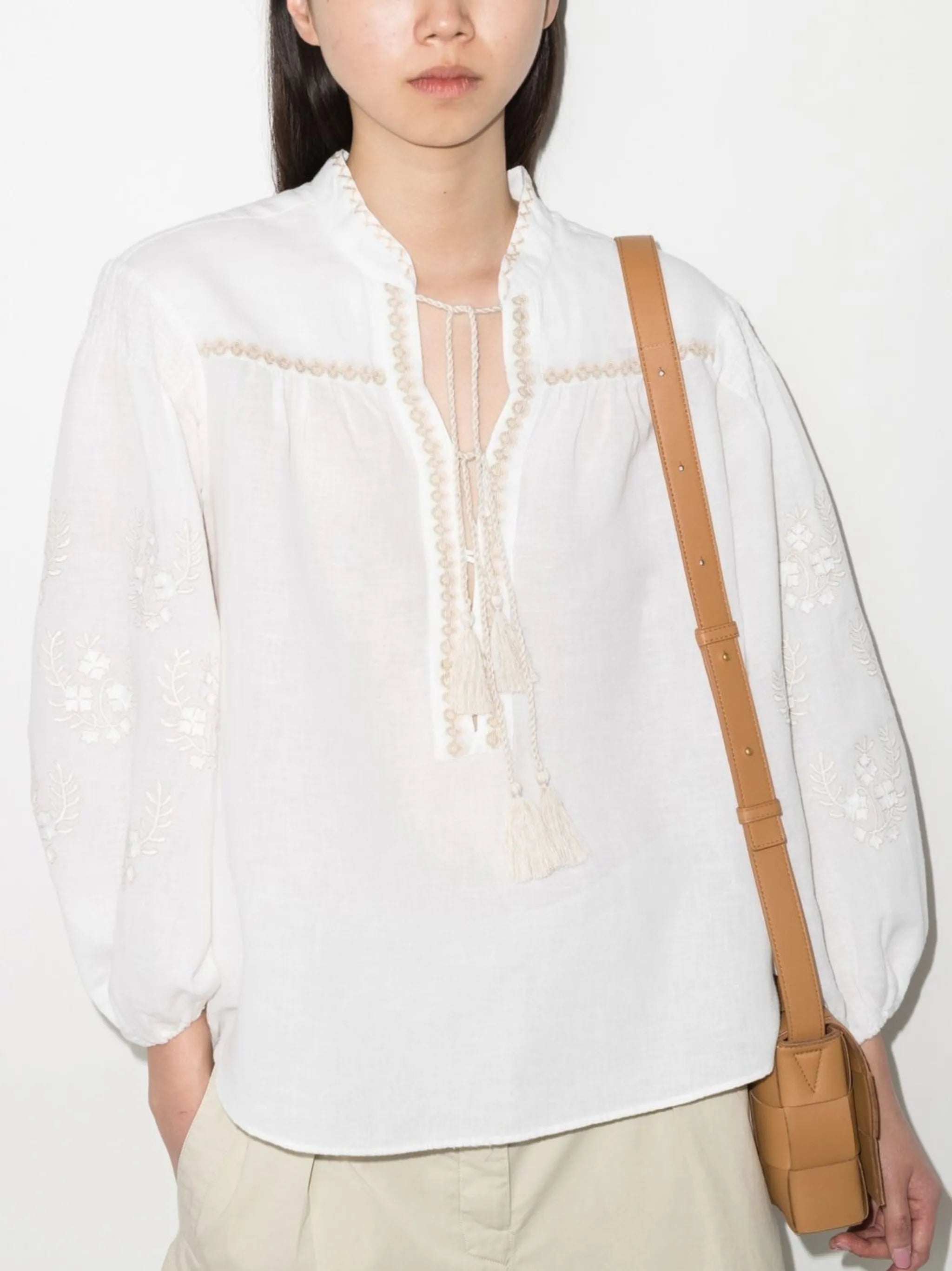 La Choza embroidered blouse