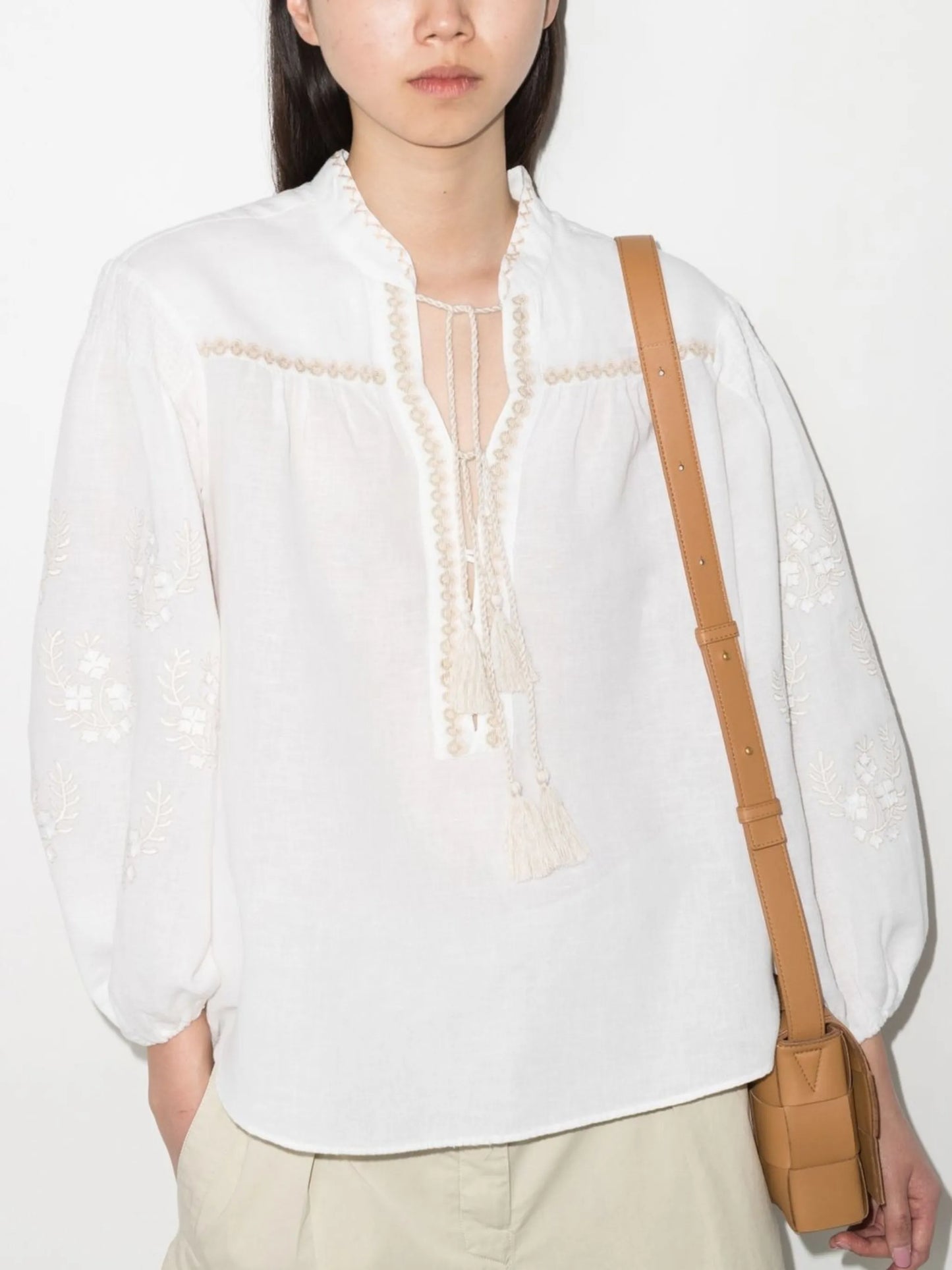 La Choza embroidered blouse