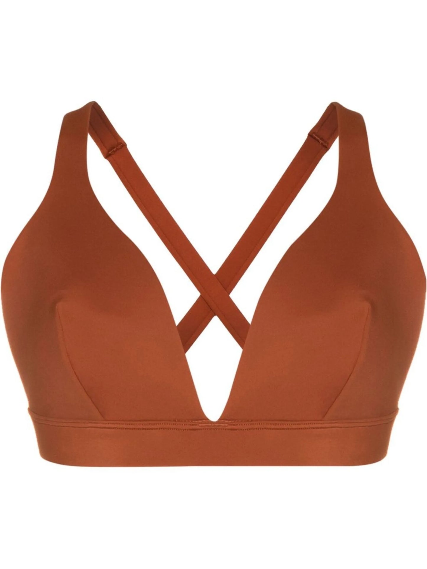 cross-strap bikini top