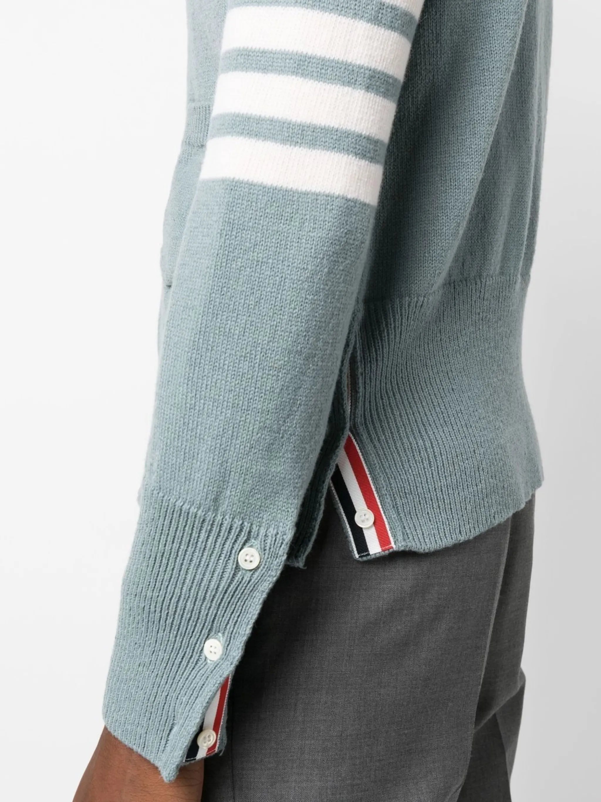 4-Bar stripe cardigan