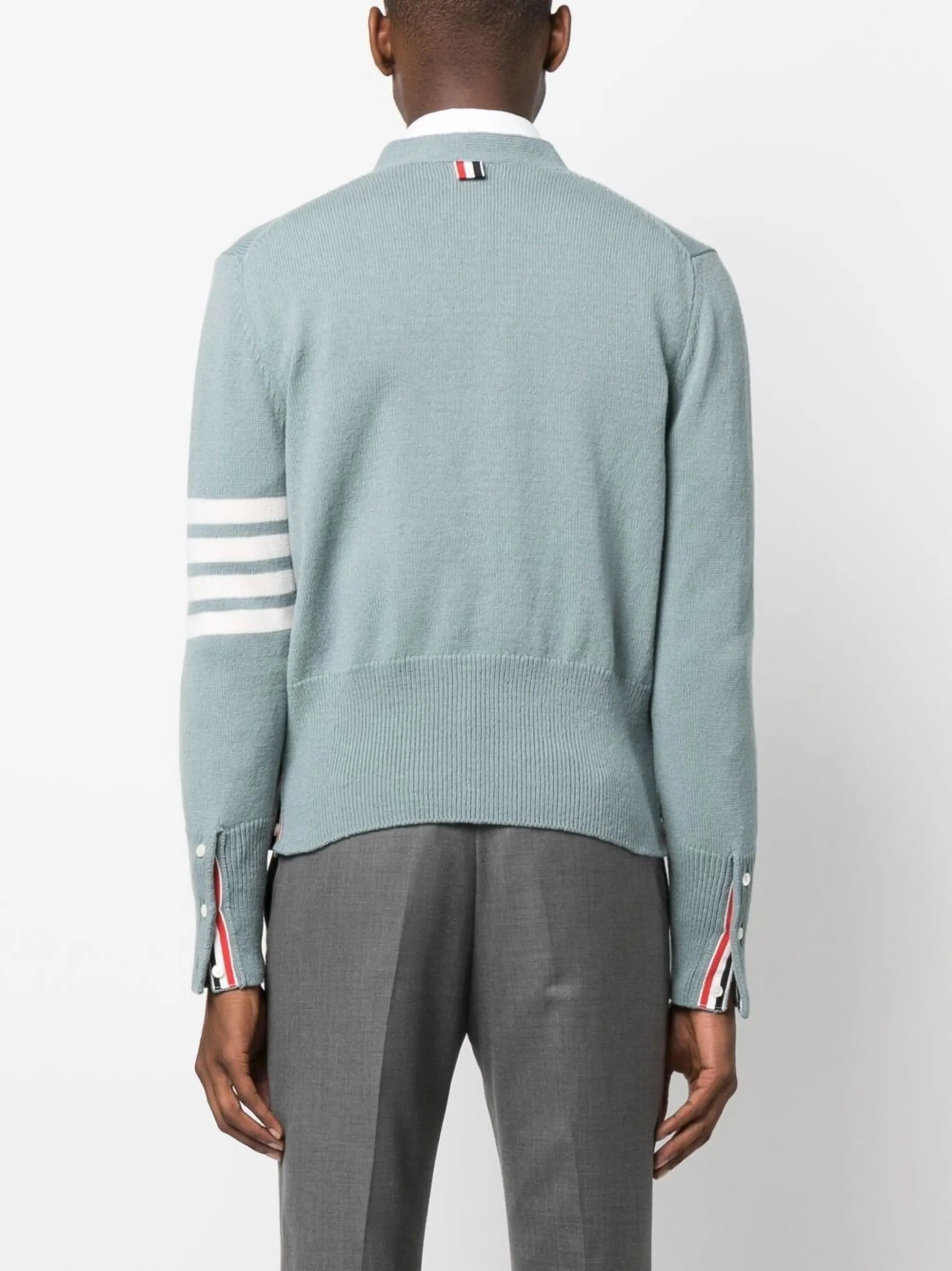 4-Bar stripe cardigan