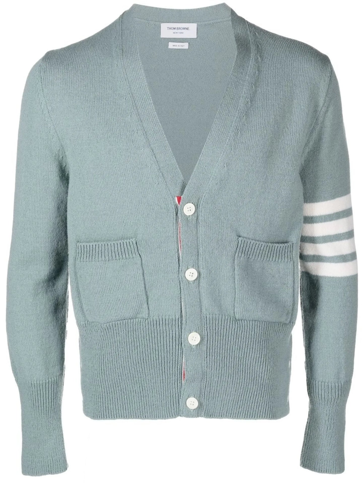 4-Bar stripe cardigan