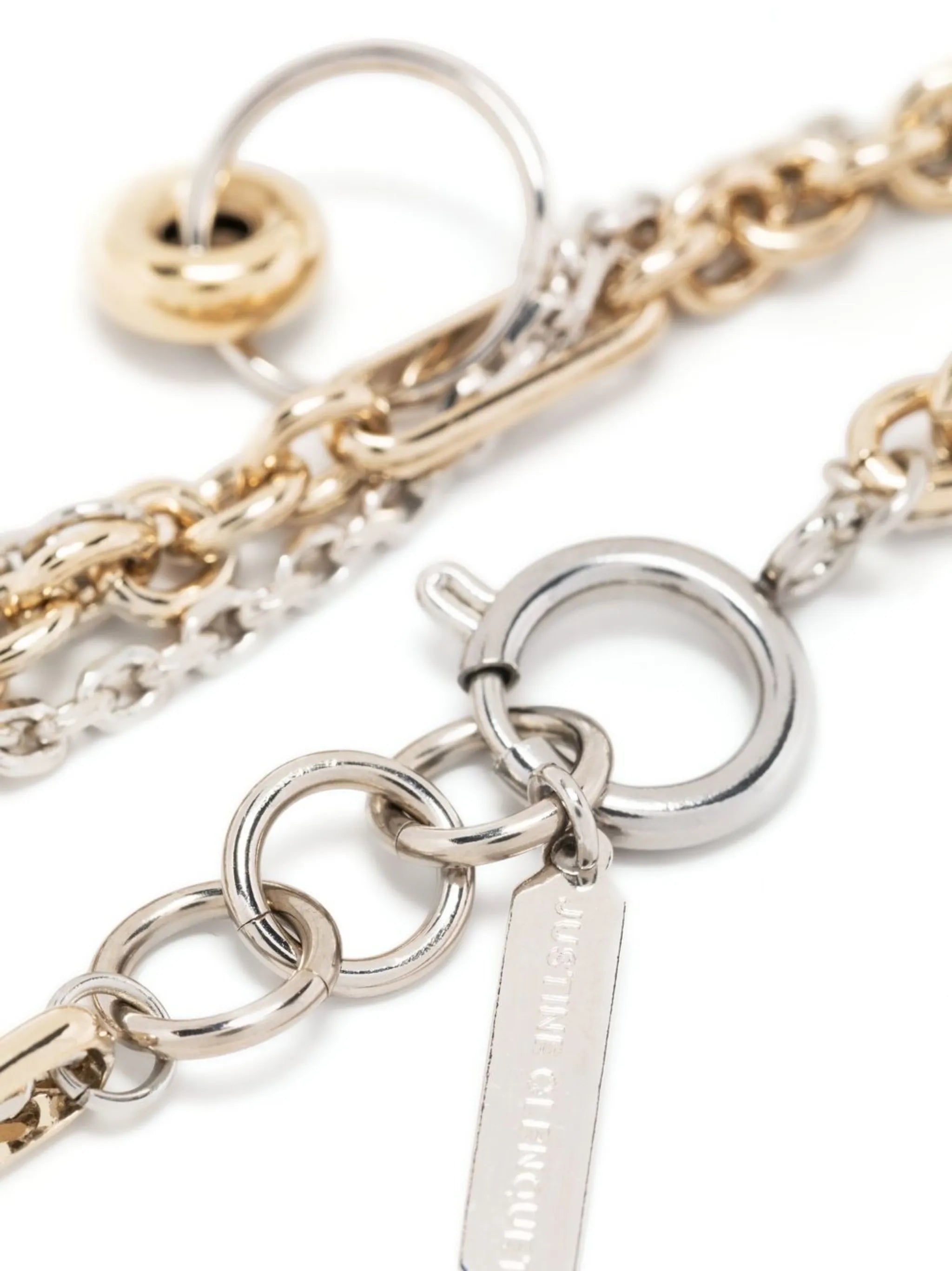 chain-link charm bracelet