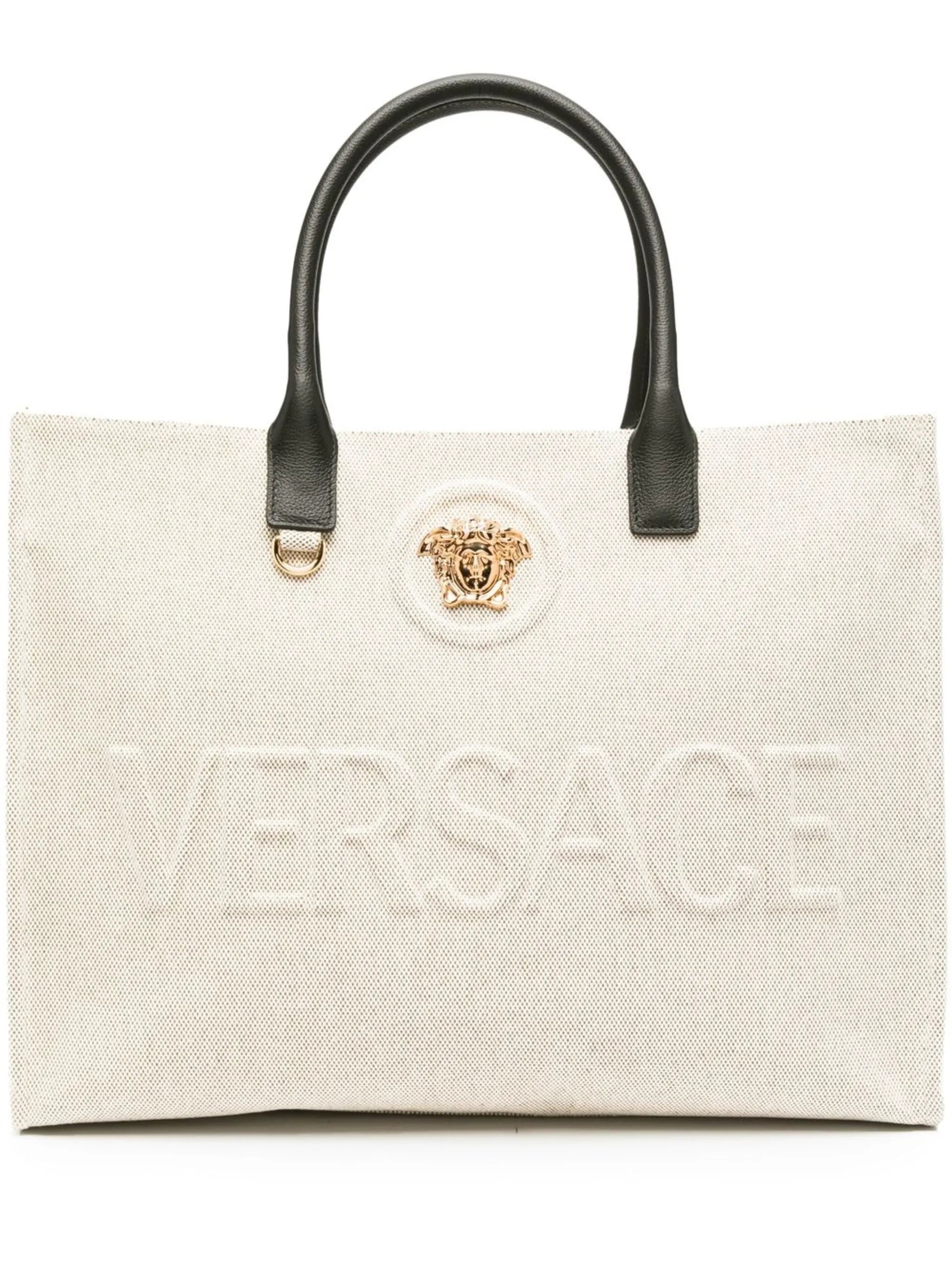large La Medusa canvas tote bag
