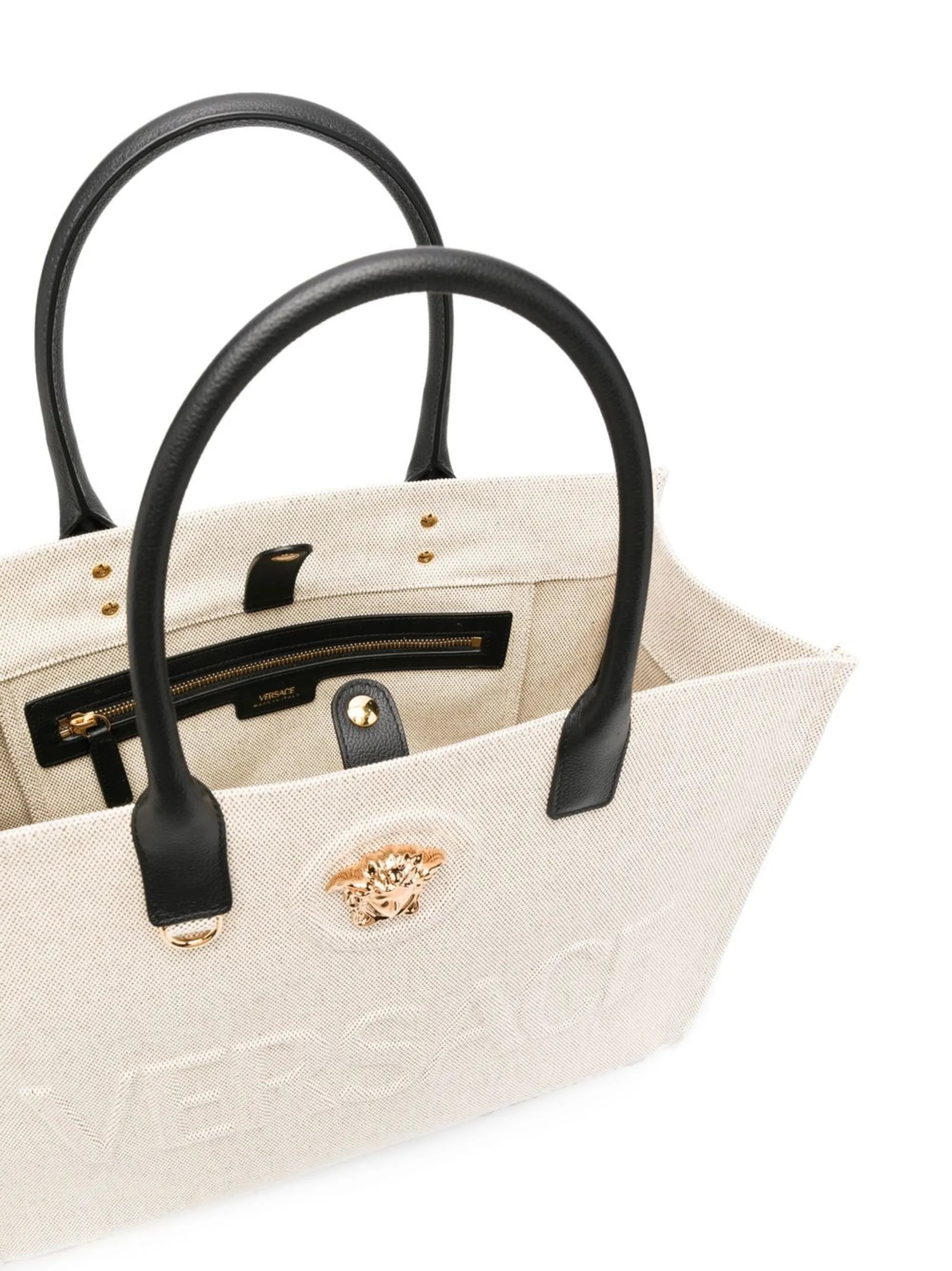 large La Medusa canvas tote bag