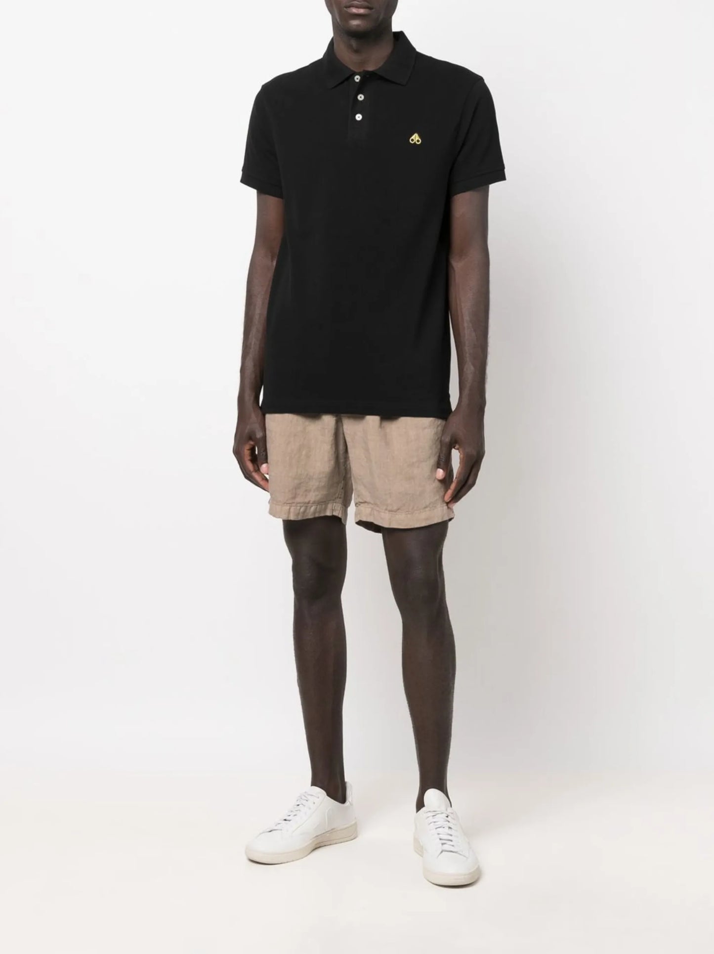 logo patch polo shirt