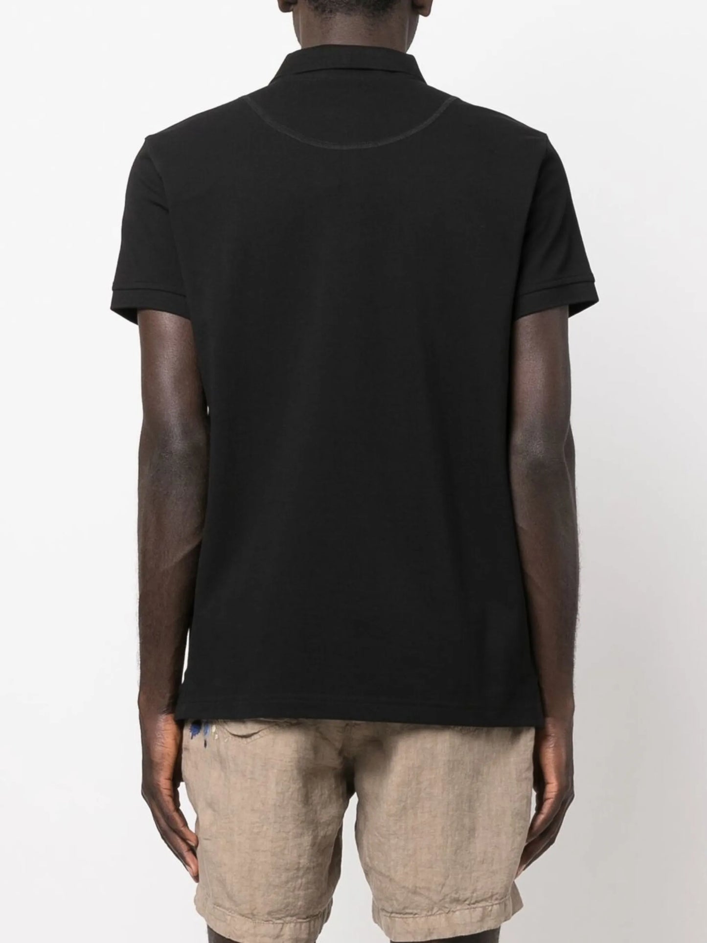 logo patch polo shirt
