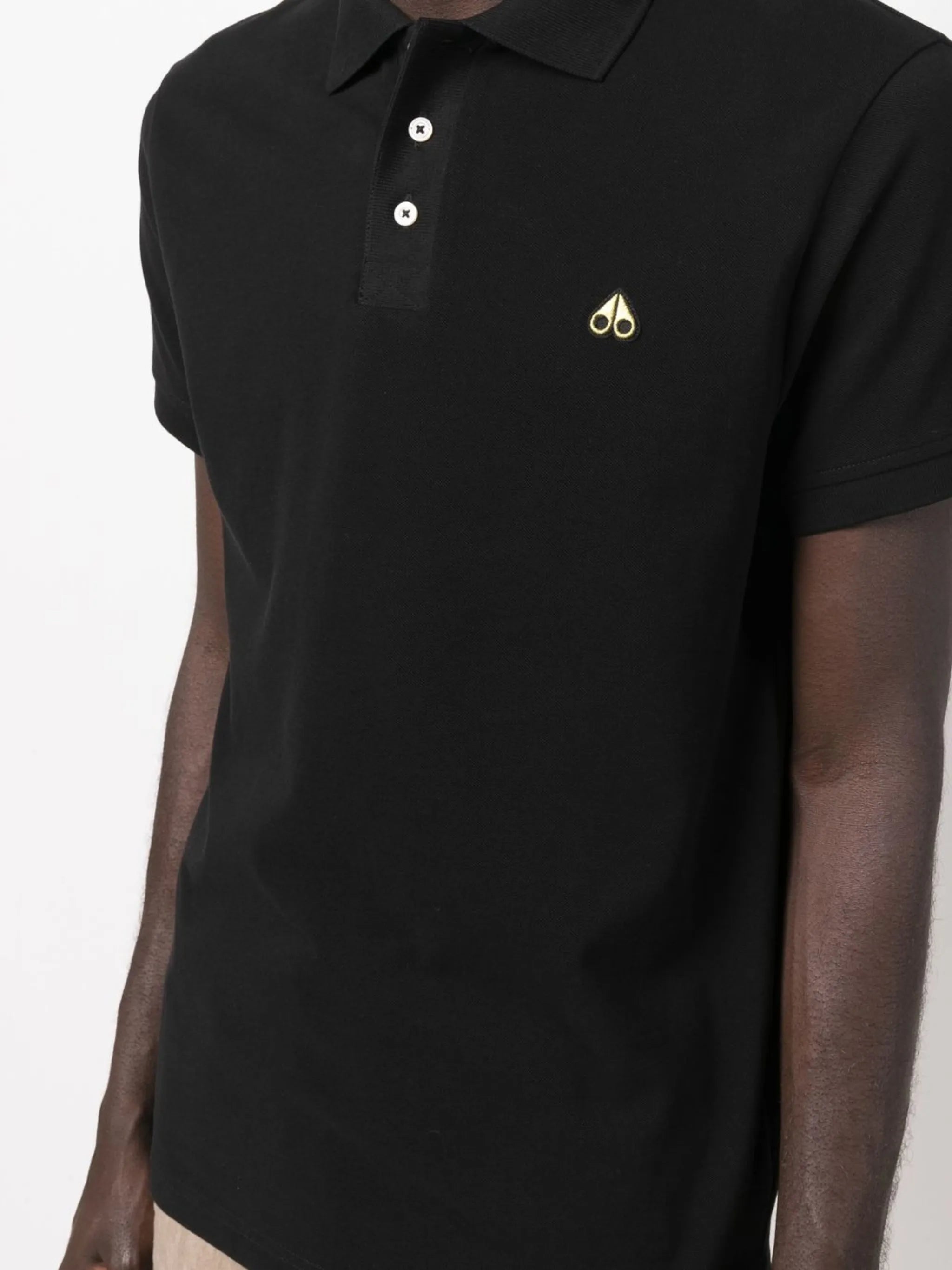 logo patch polo shirt
