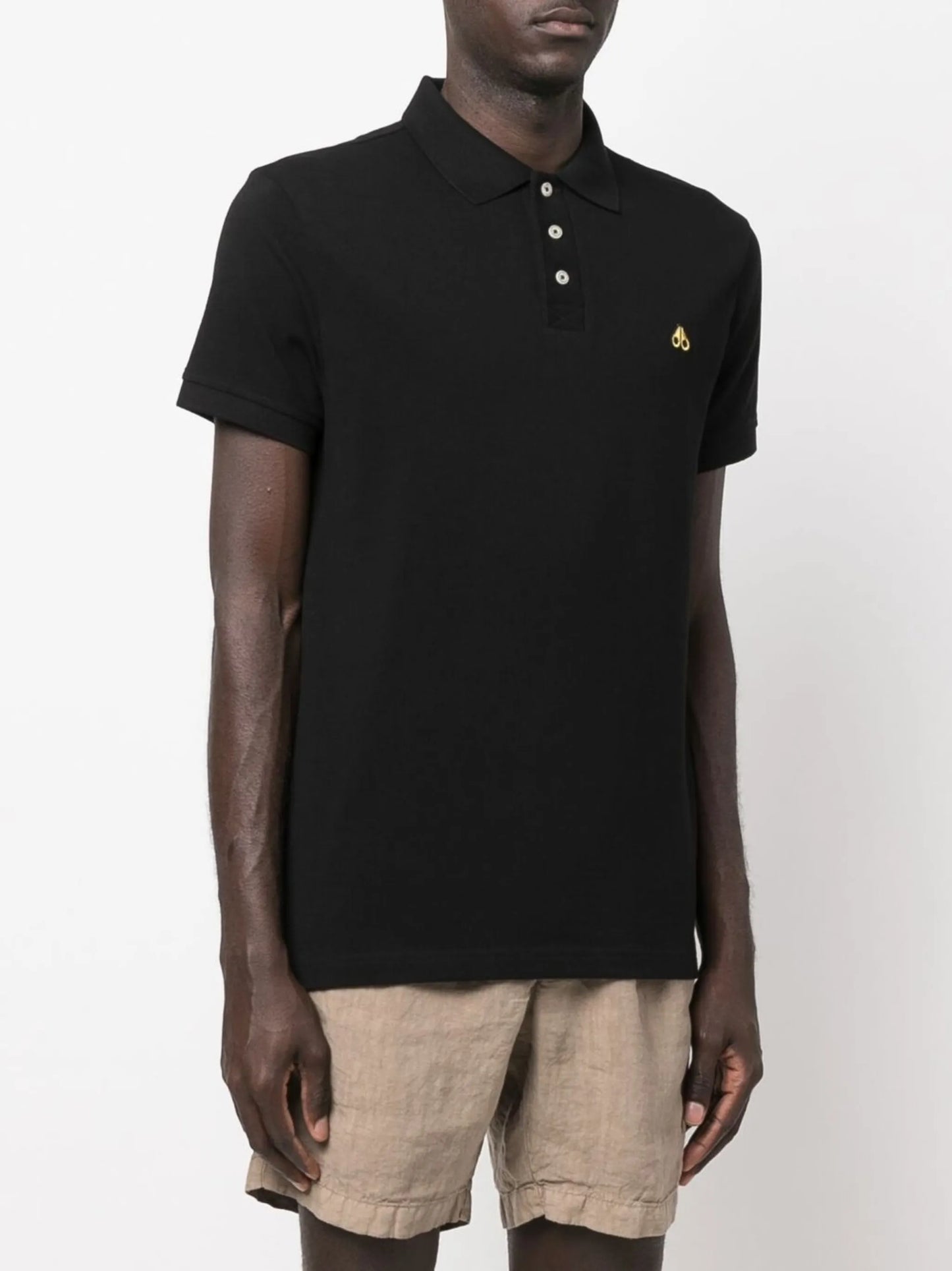 logo patch polo shirt