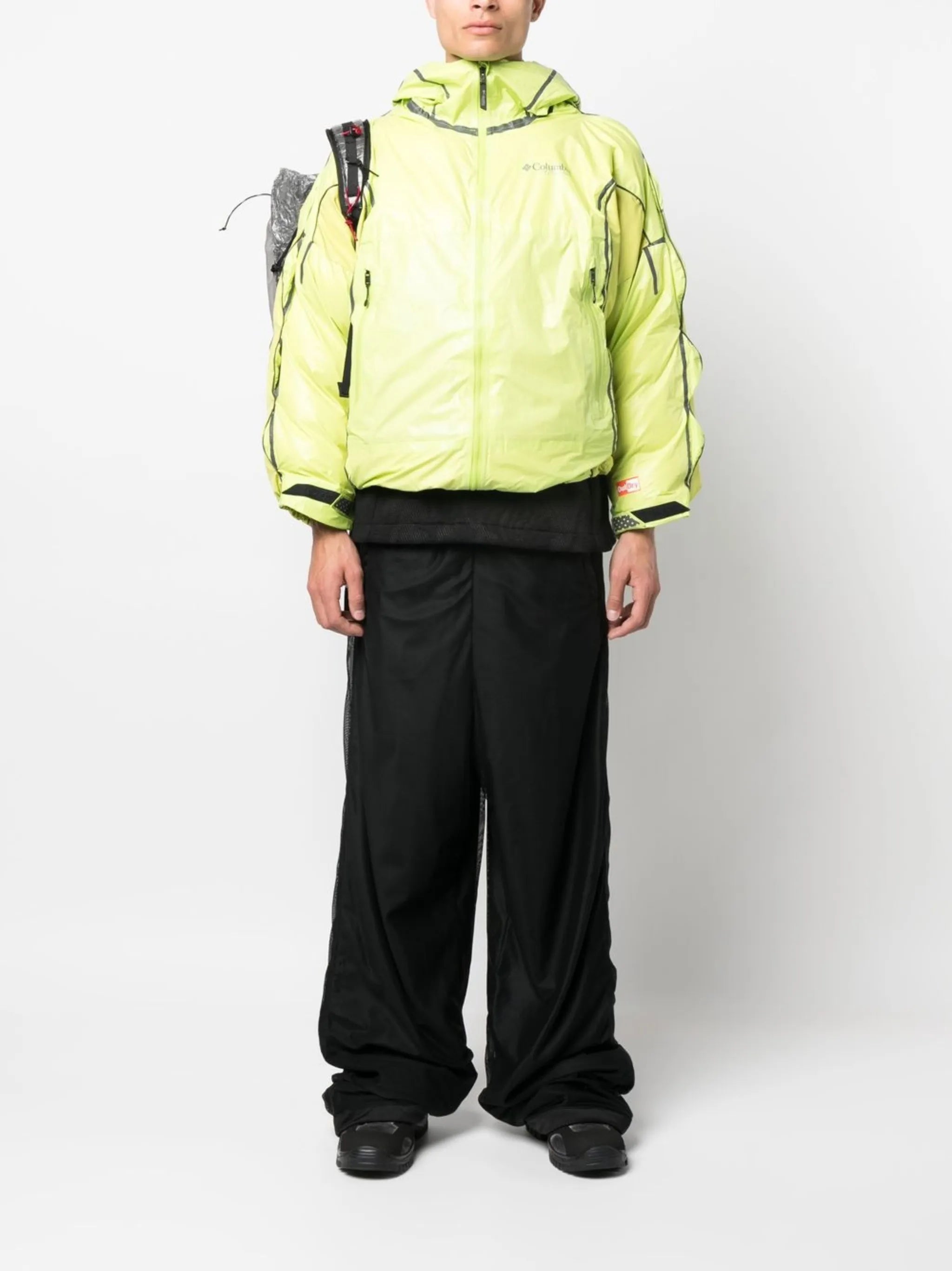 x Columbia upcycled bubble jacket