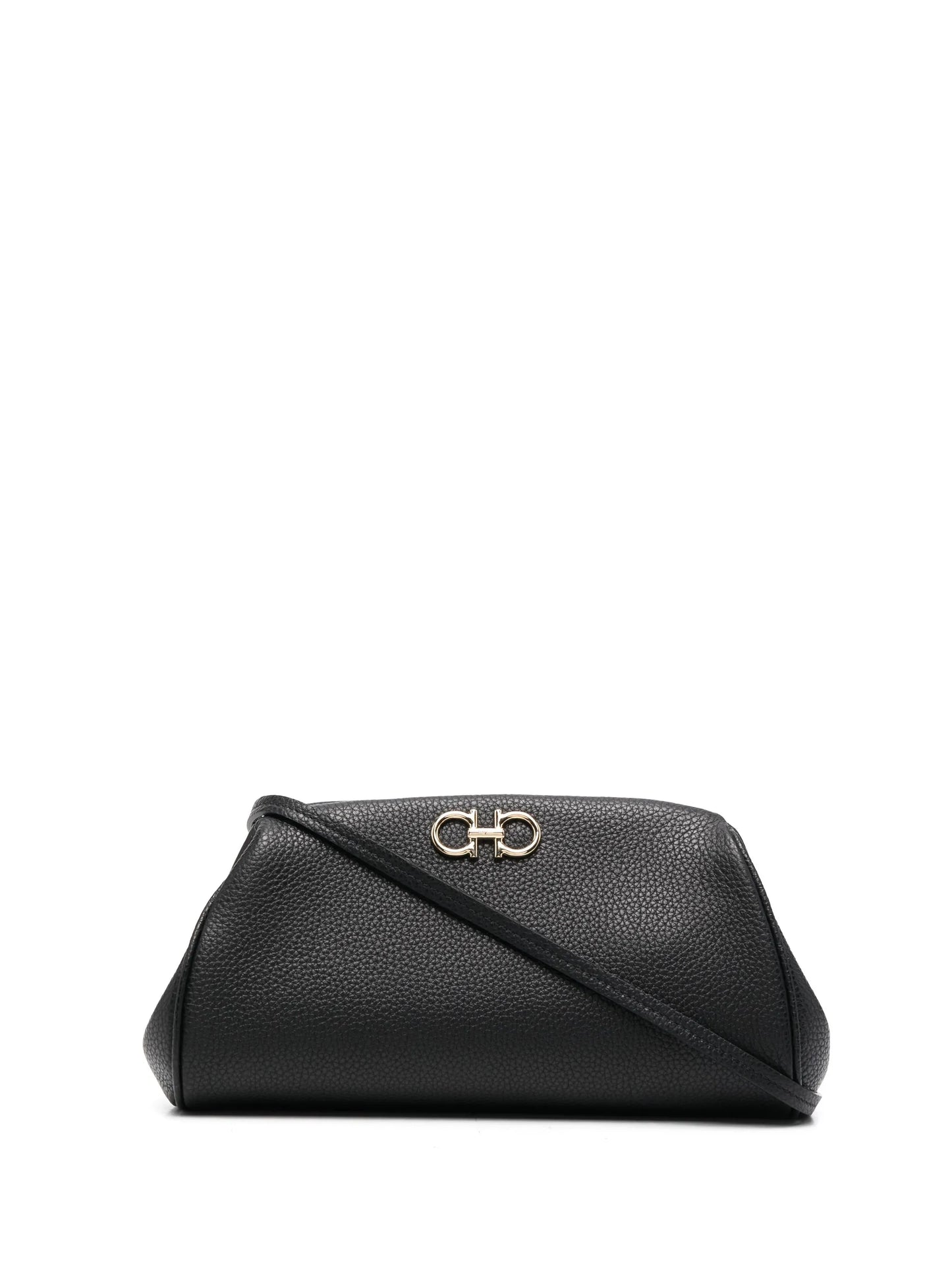 Gancini crossbody mini leather bag