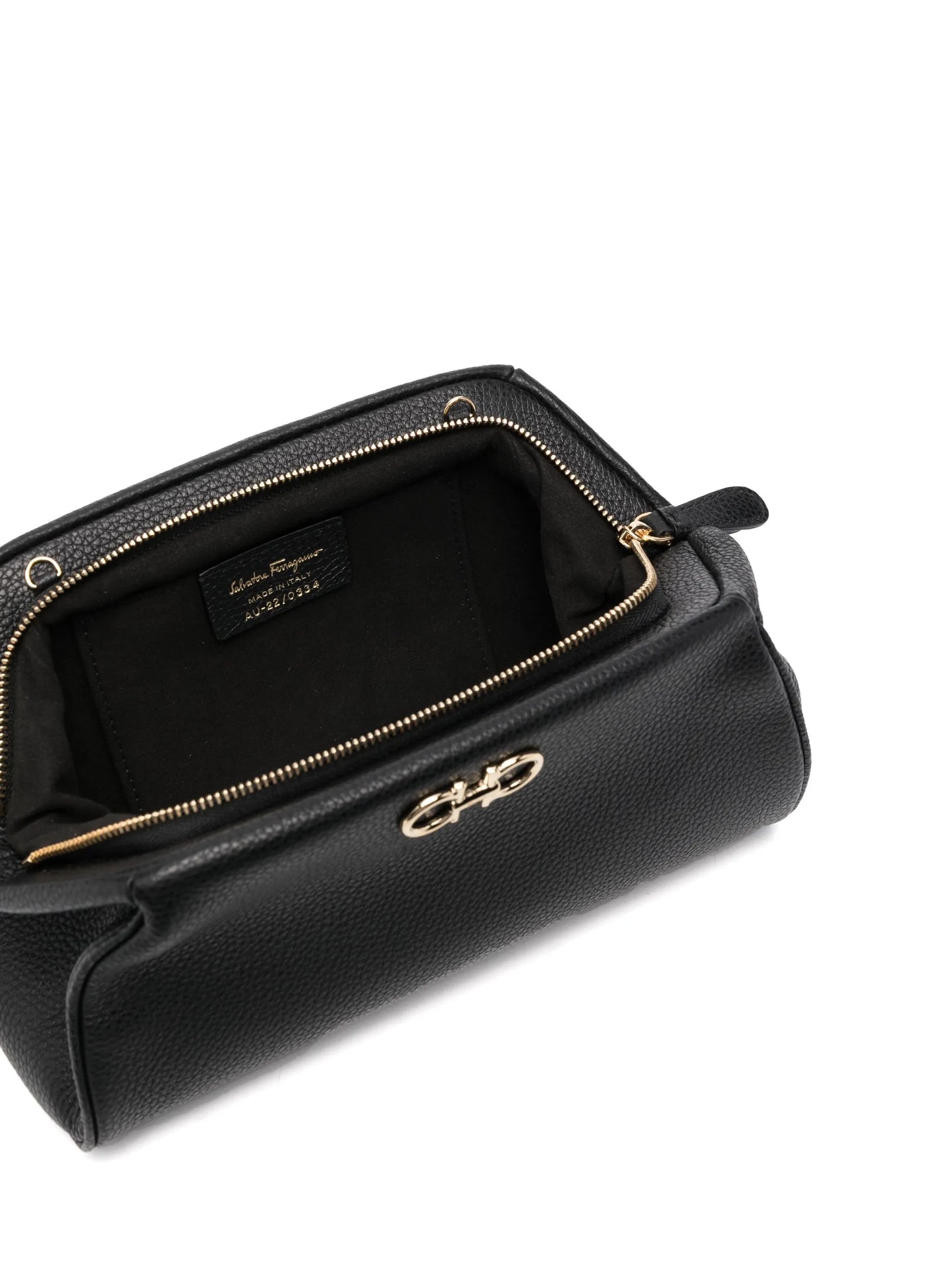 Gancini crossbody mini leather bag