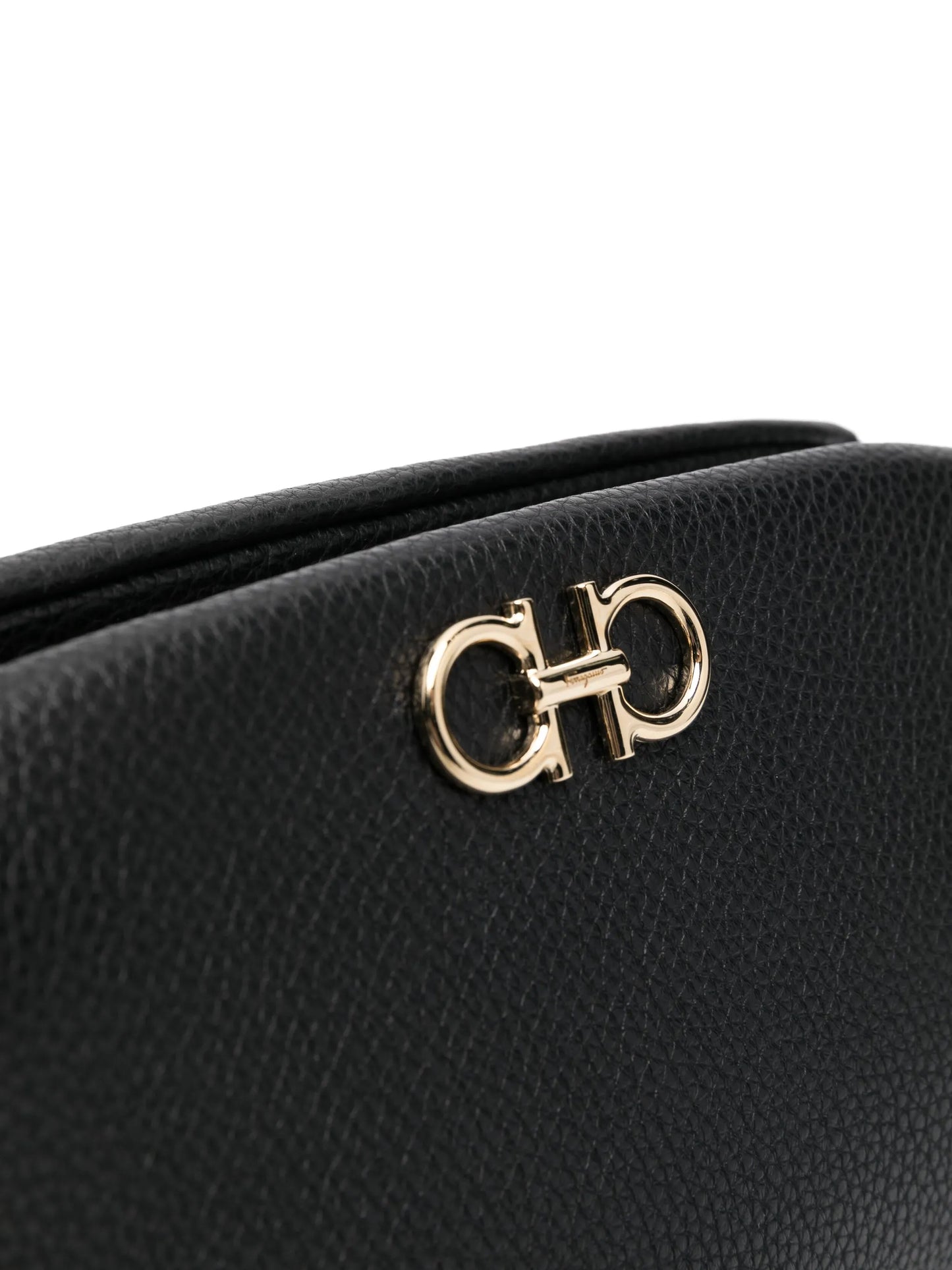 Gancini crossbody mini leather bag