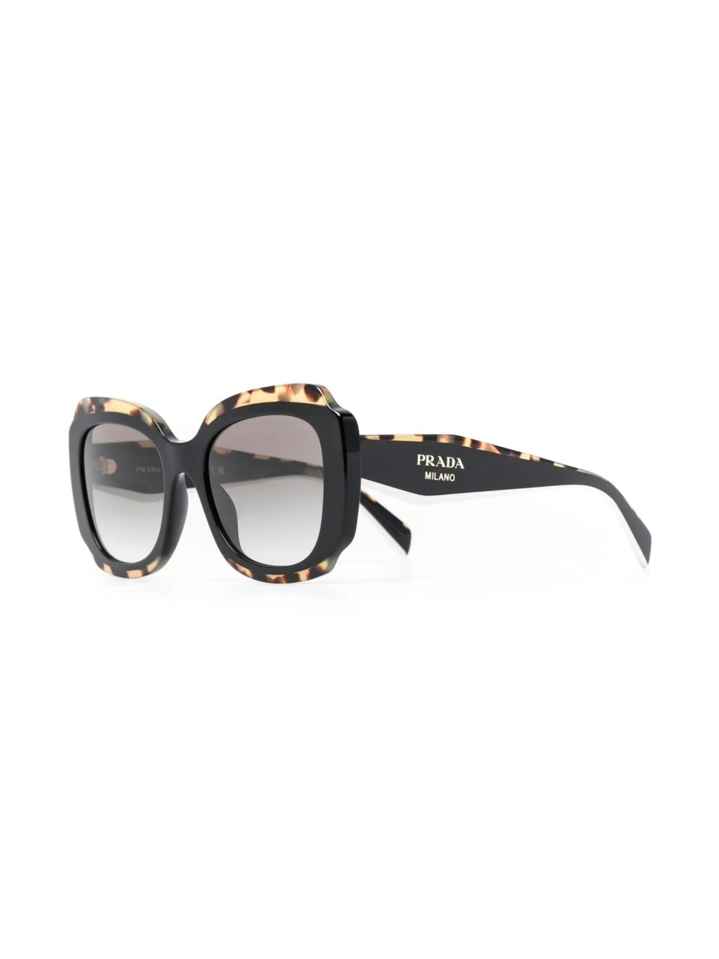 tortoishell-effect sunglasses