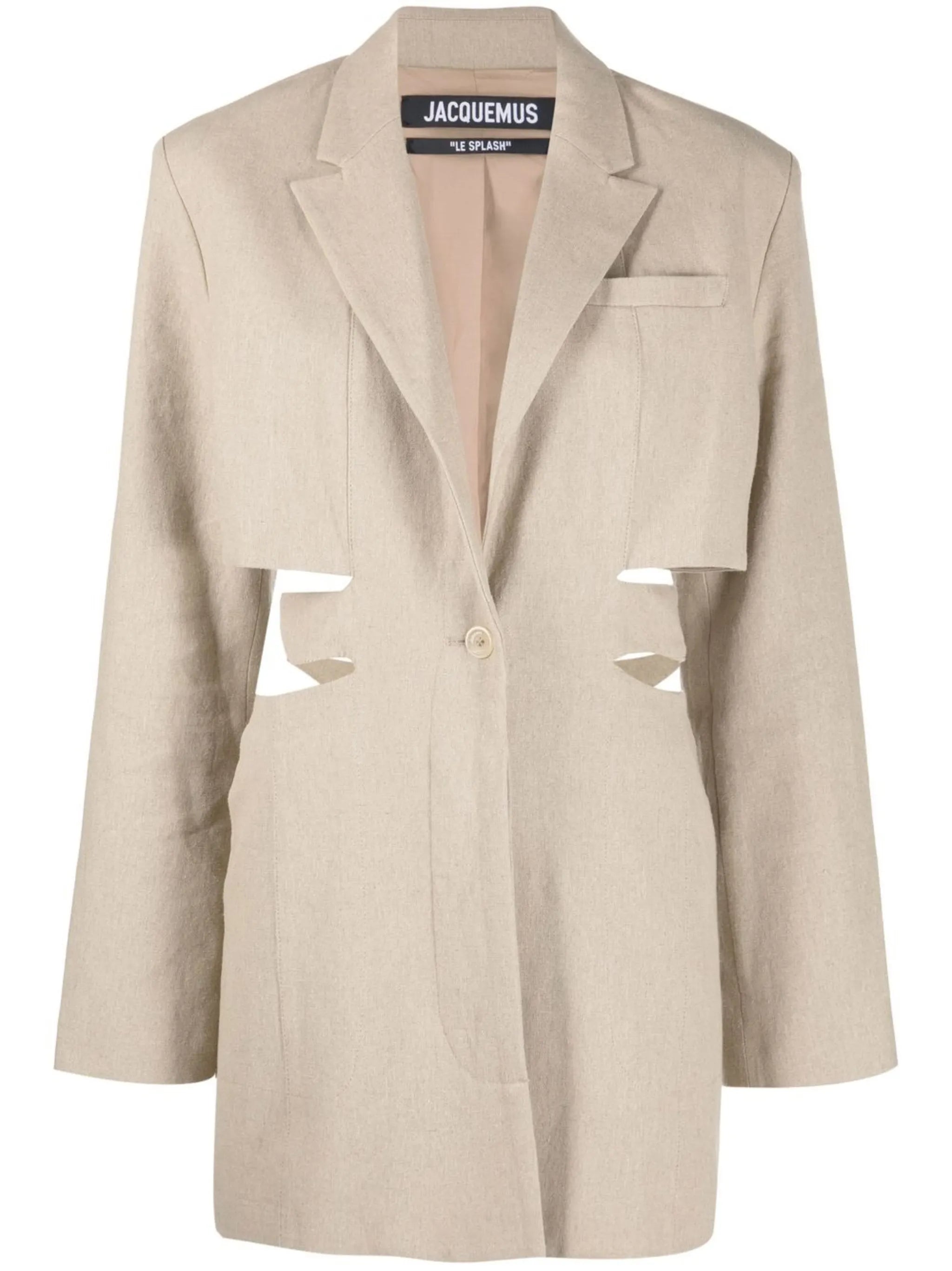 Bari cut-out blazer dress