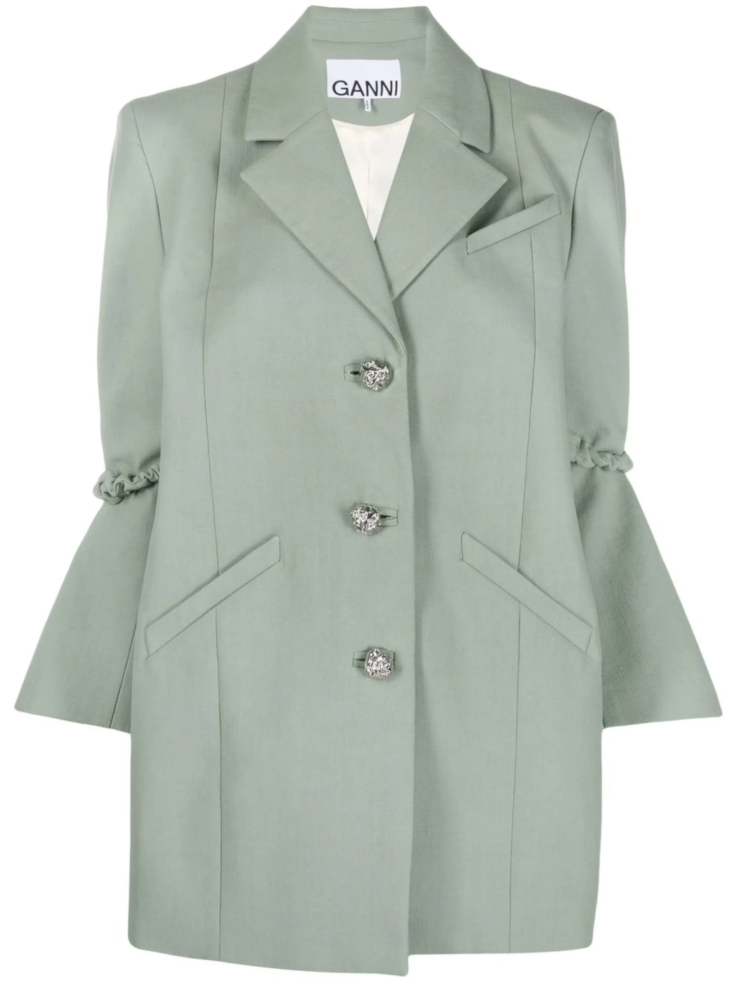 oversized single-breasted blazer