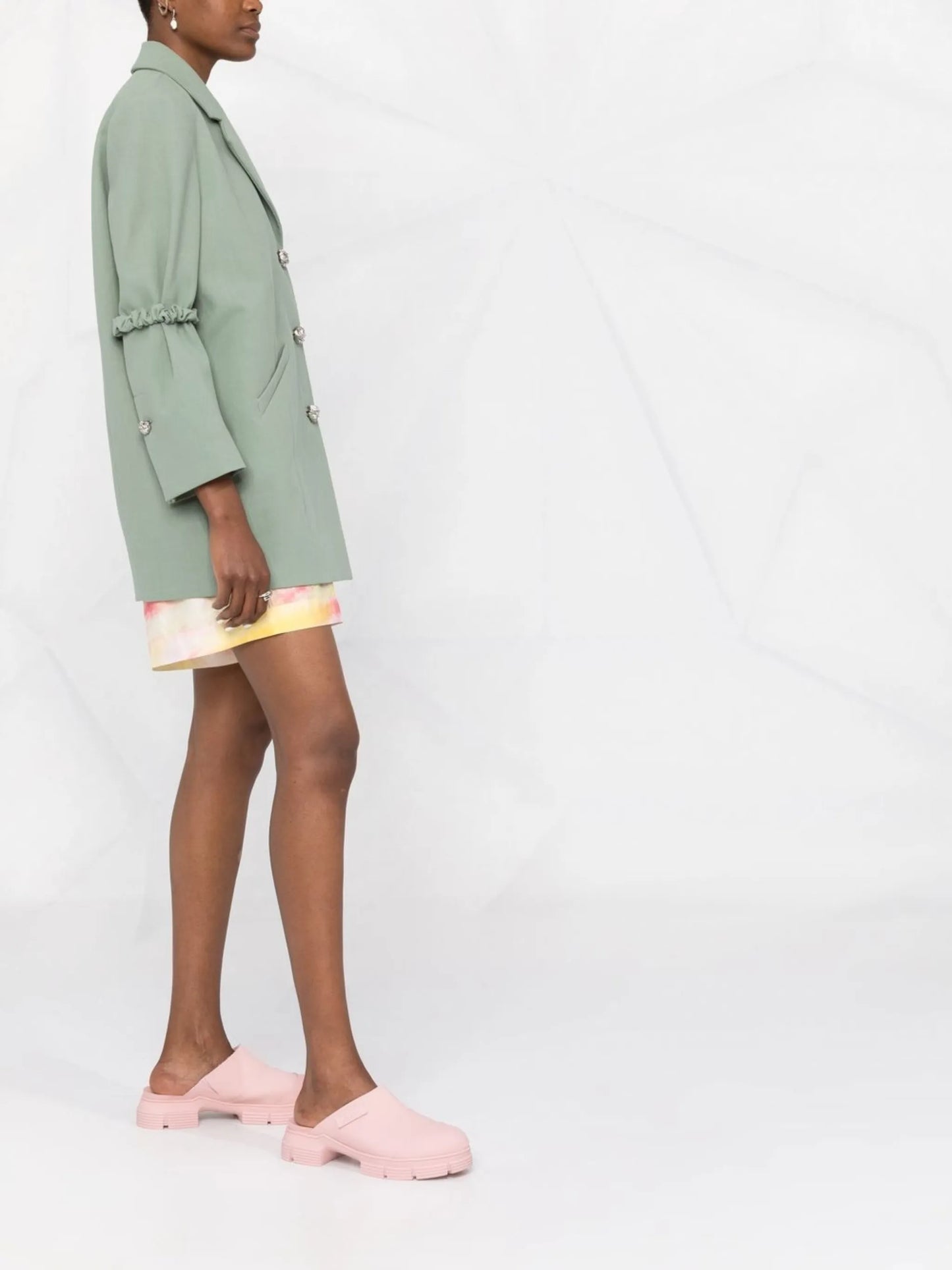 oversized single-breasted blazer