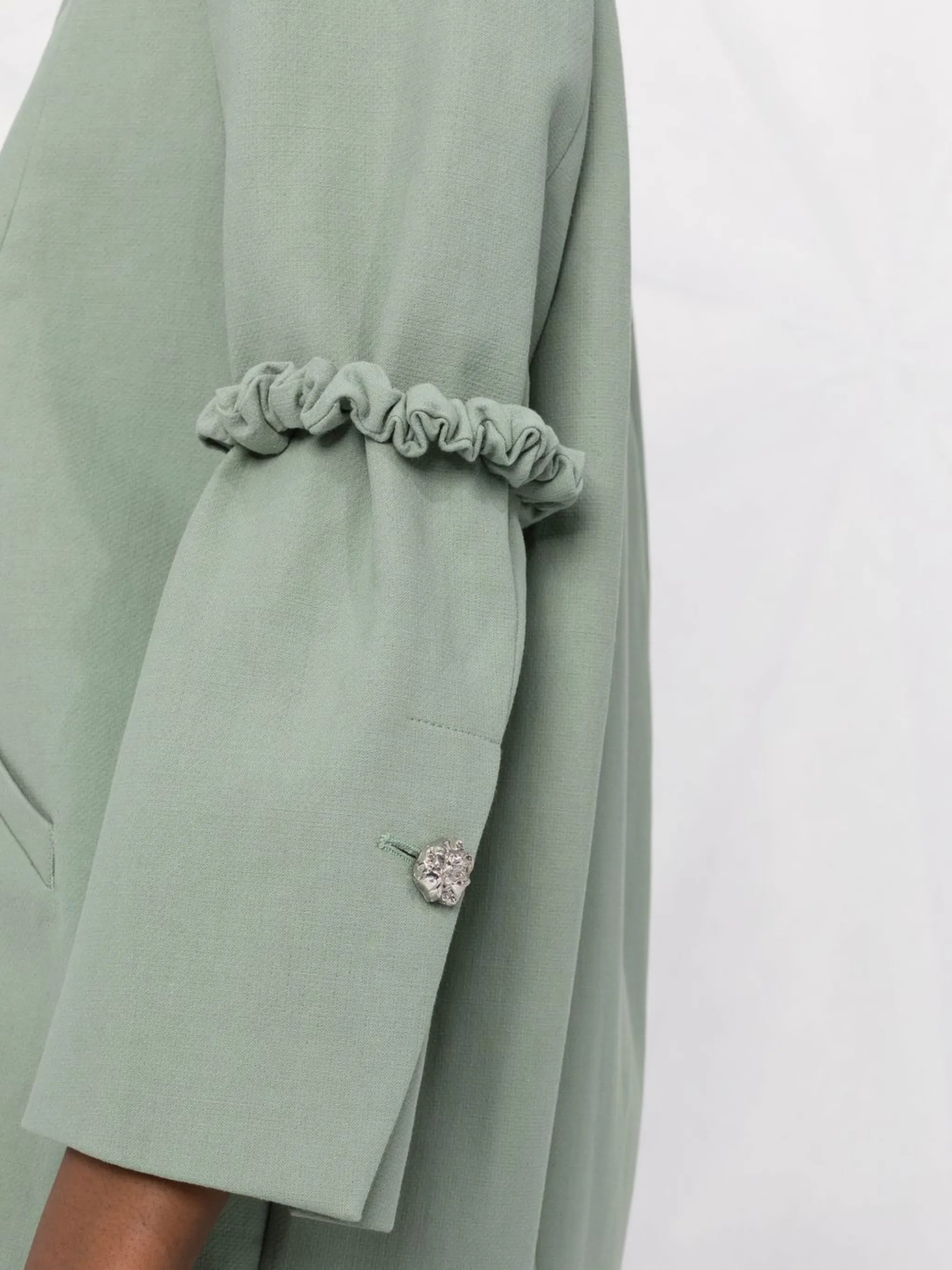 oversized single-breasted blazer
