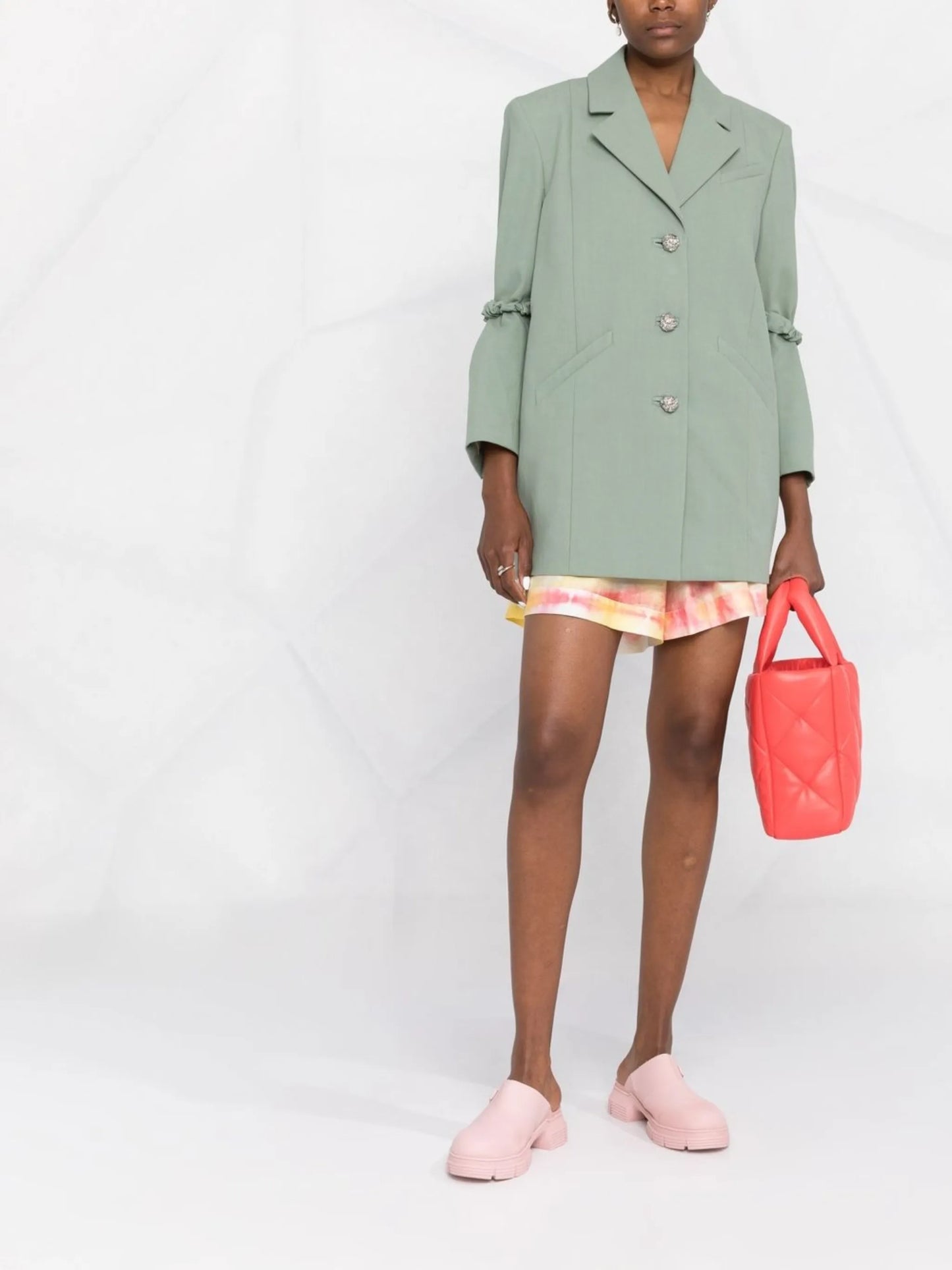 oversized single-breasted blazer