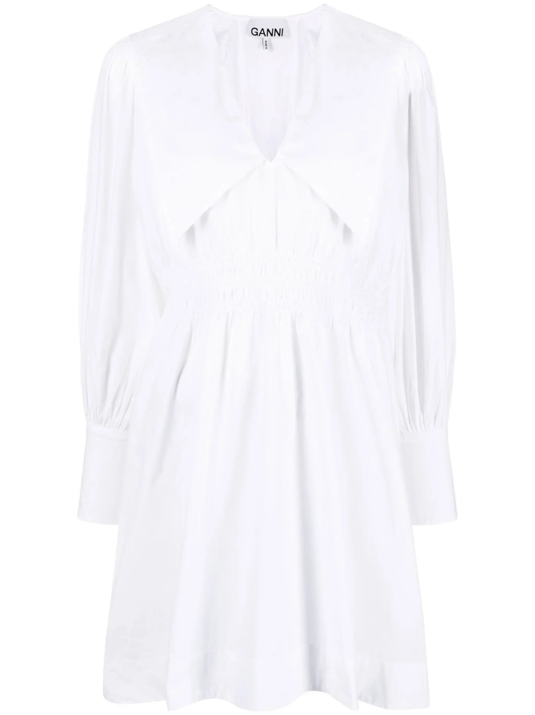poplin mini dress