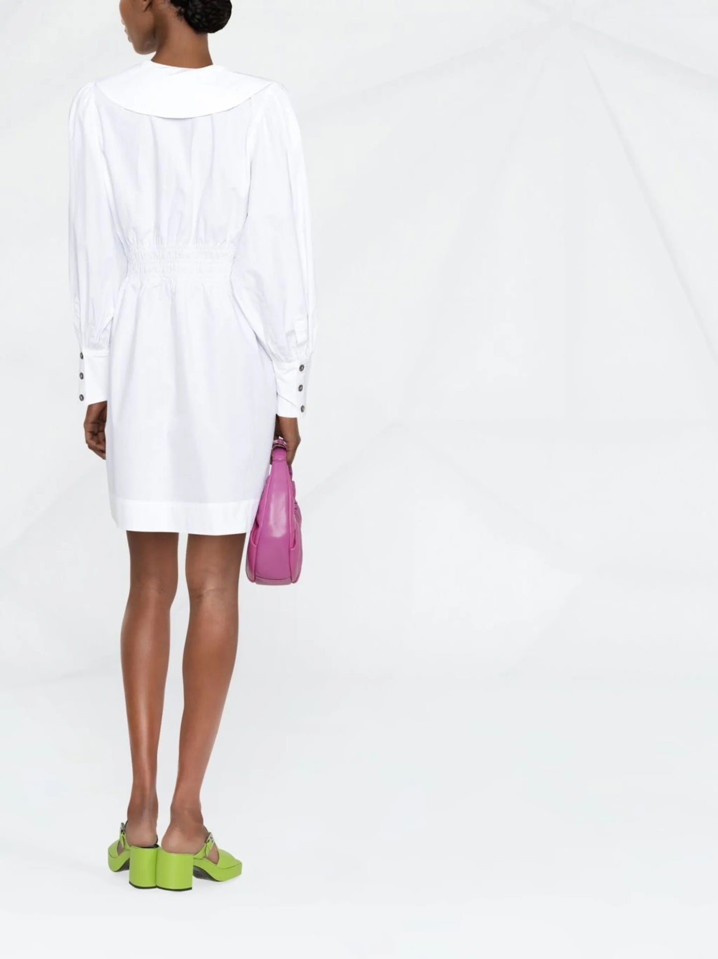 poplin mini dress