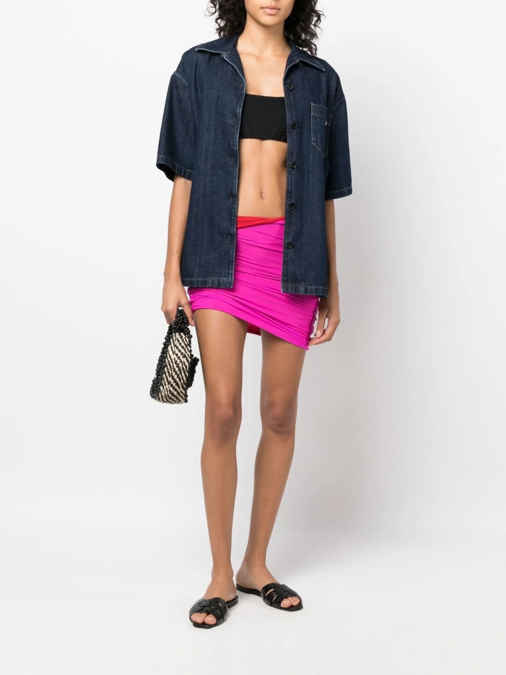 fitted short skirt