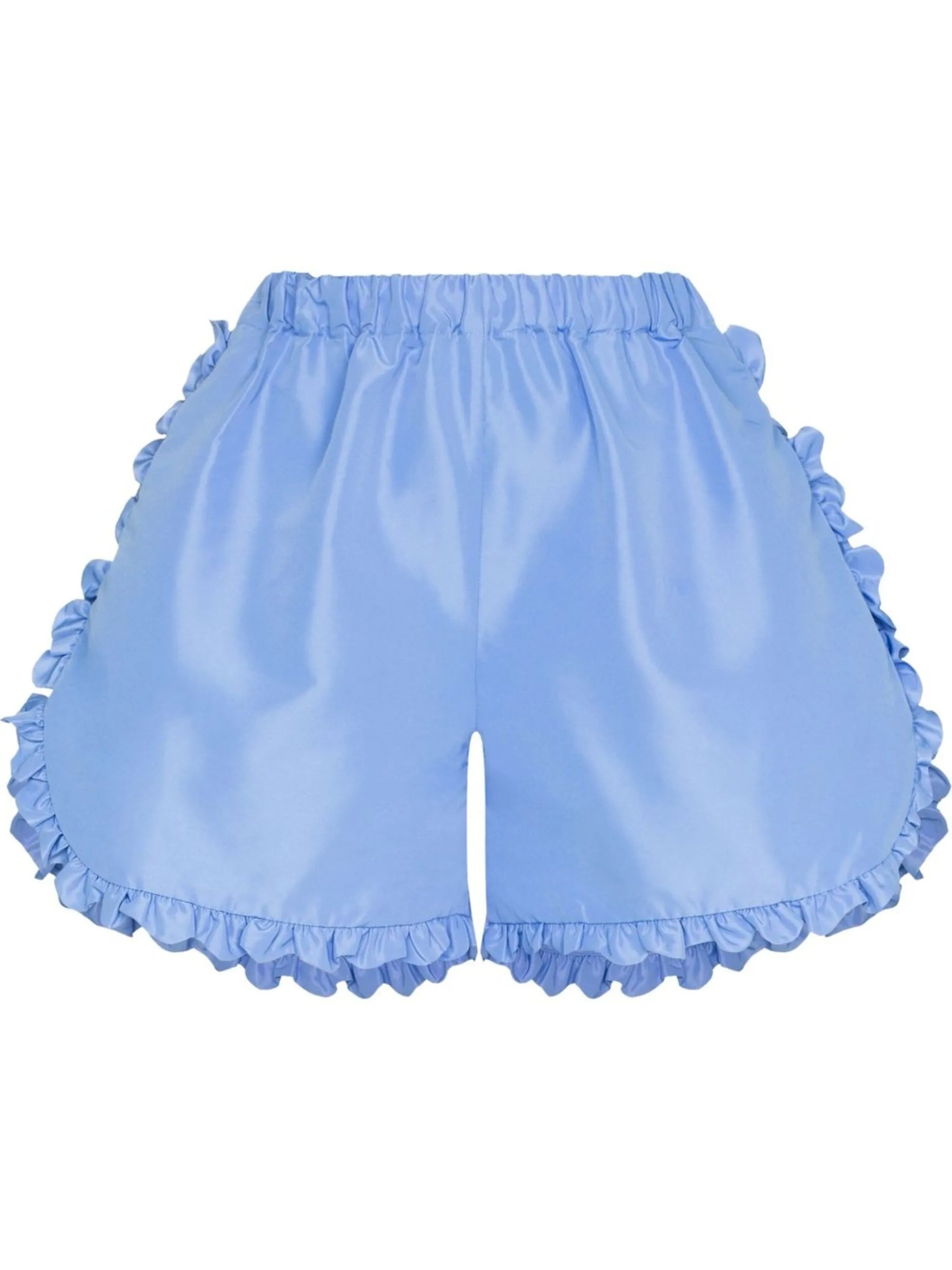 ruffle hem shorts