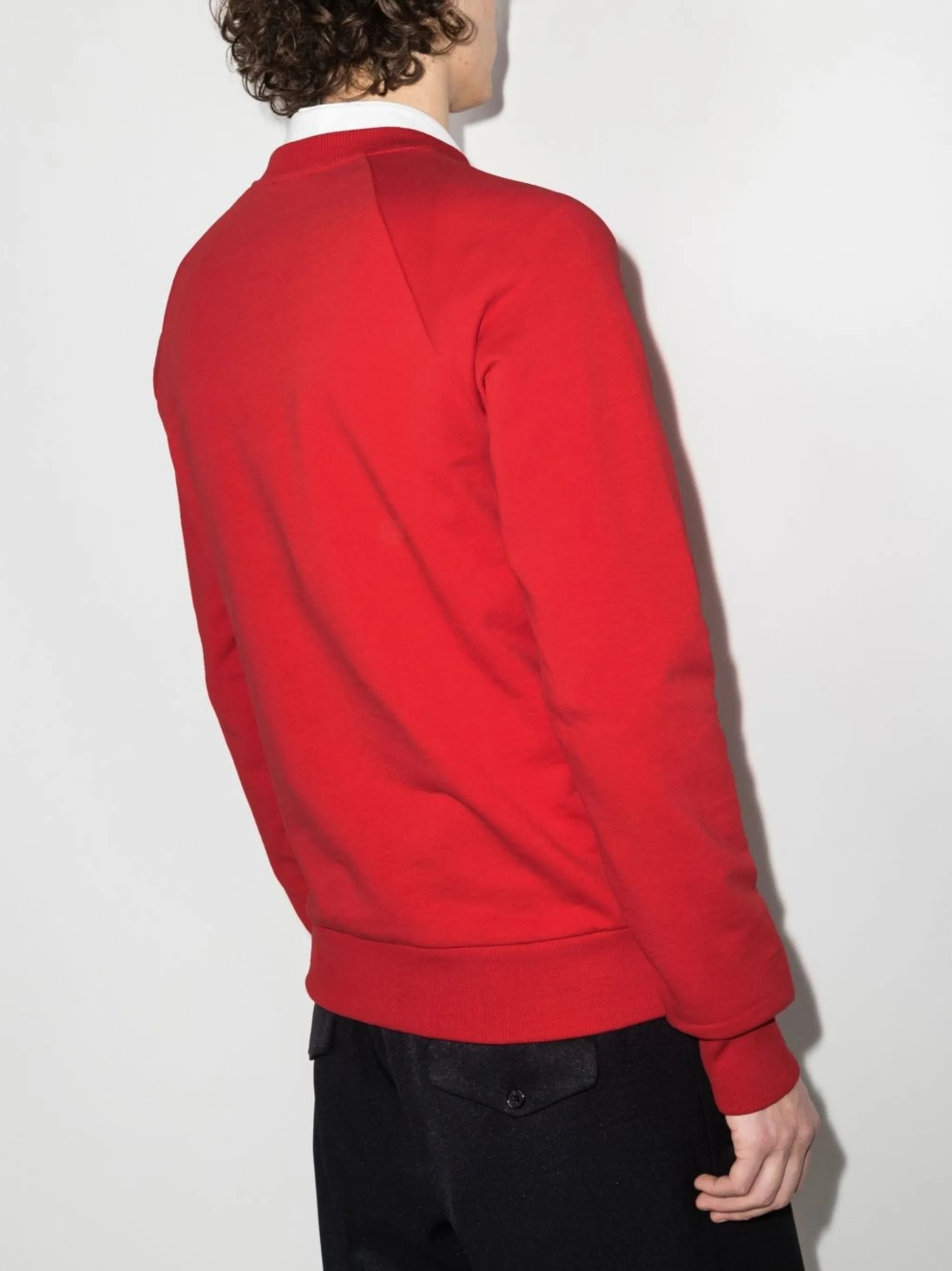 logo-print crew neck sweatshirt