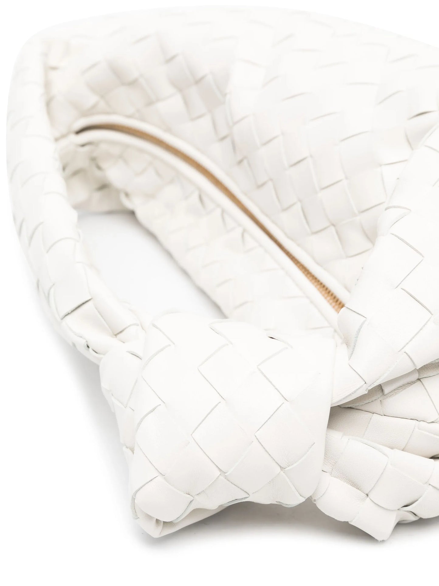 woven knot handle tote bag