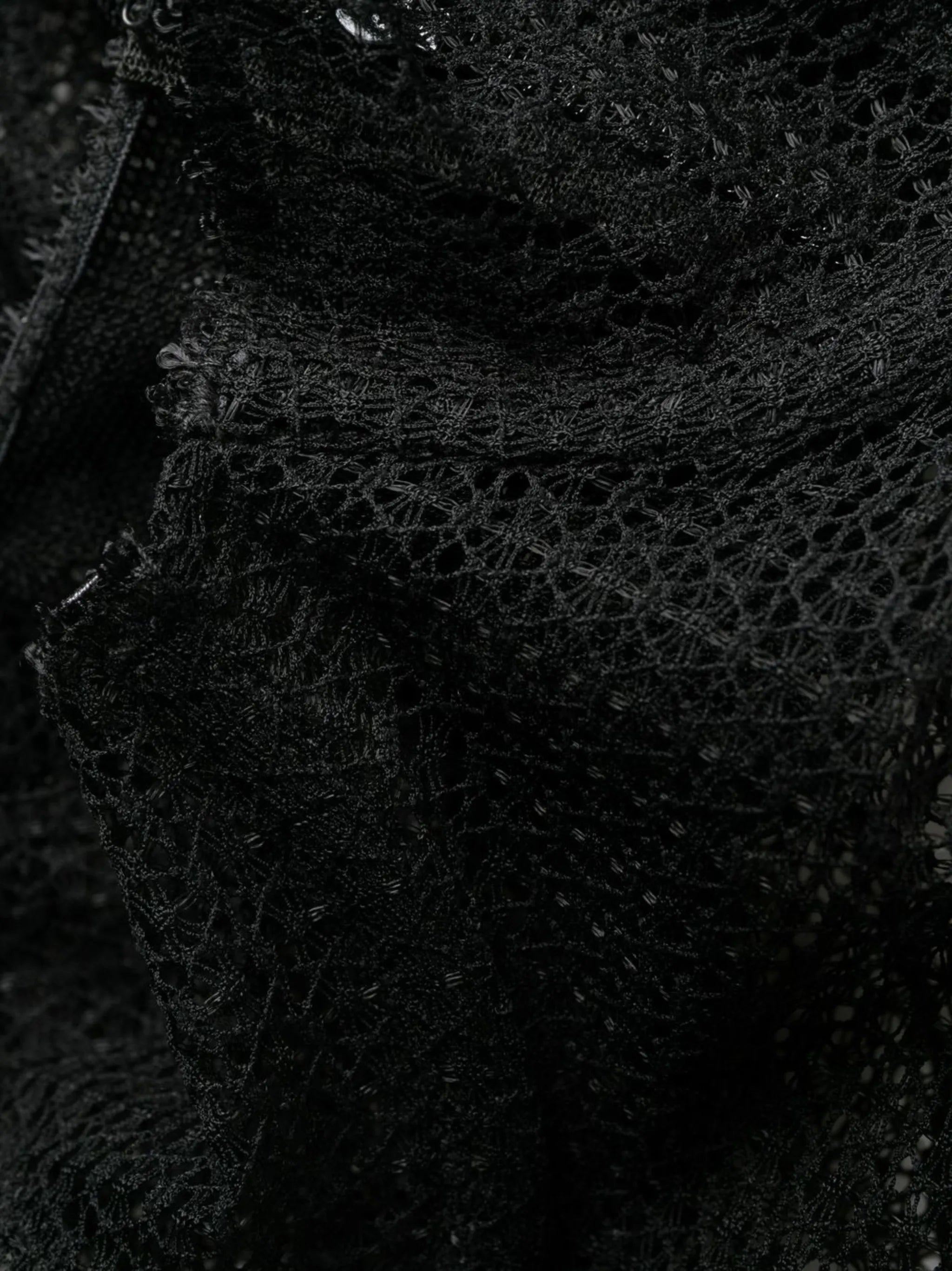 Crochet mesh bodysuit