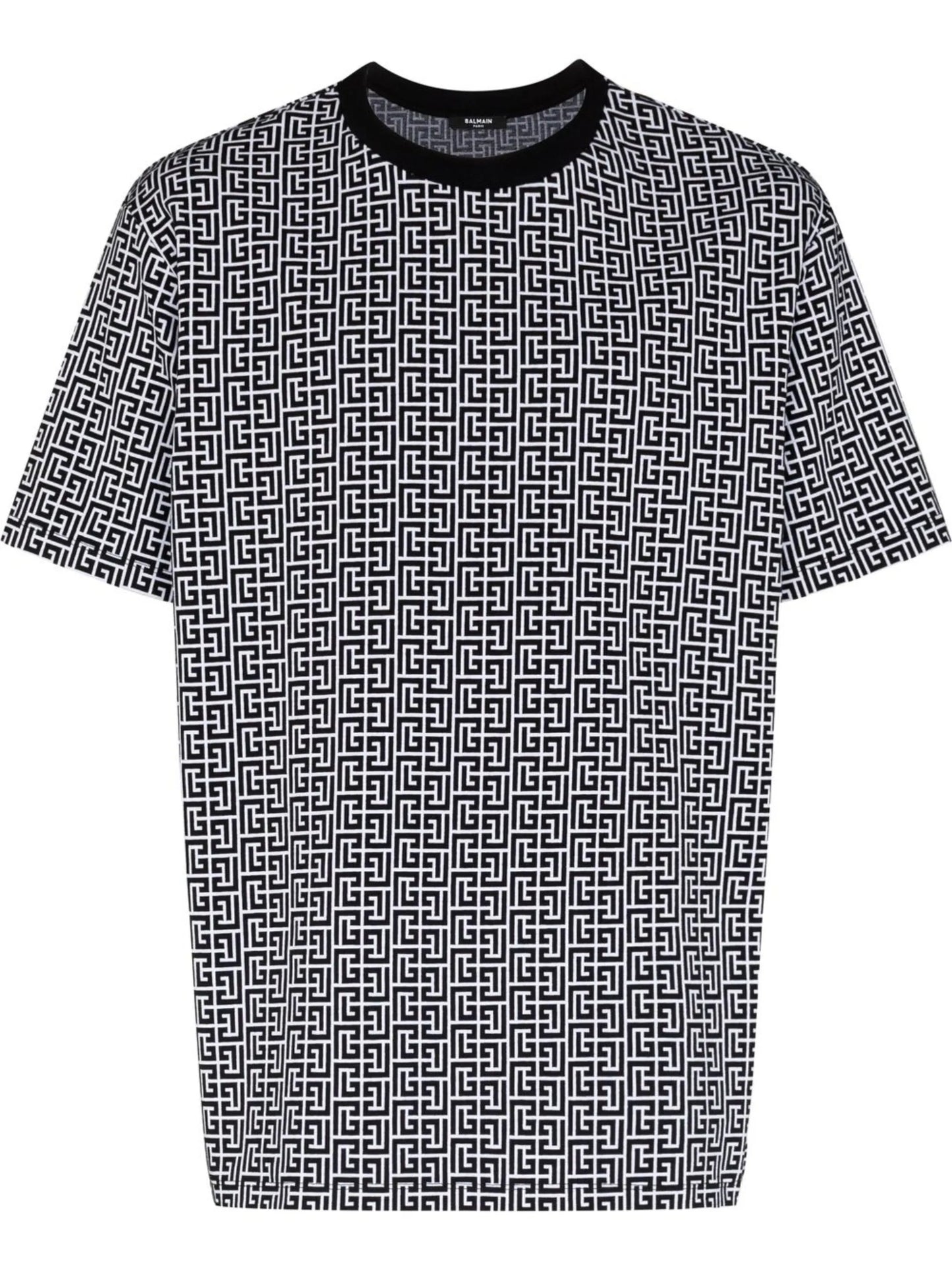 monogram-print cotton T-shirt