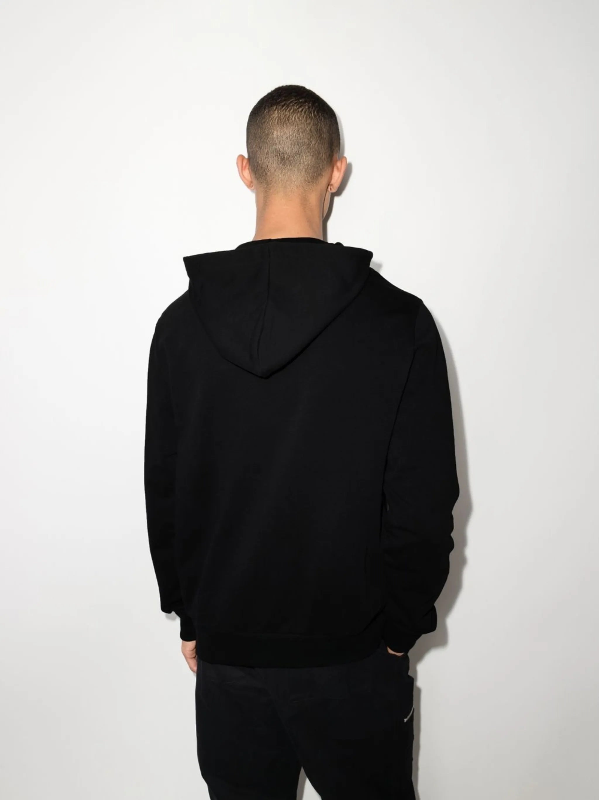 foil logo-print hooded jacket