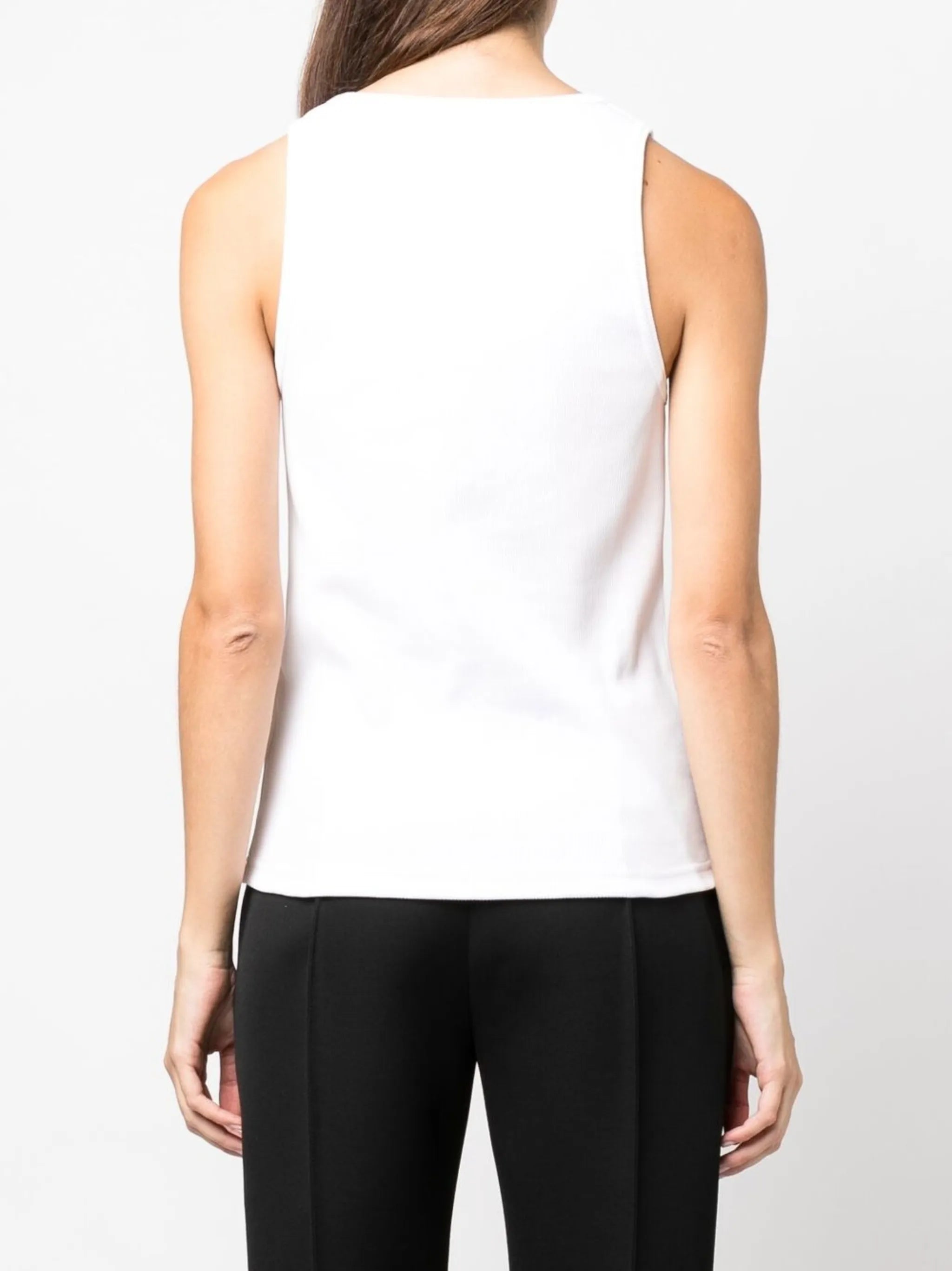 cotton-blend tank top