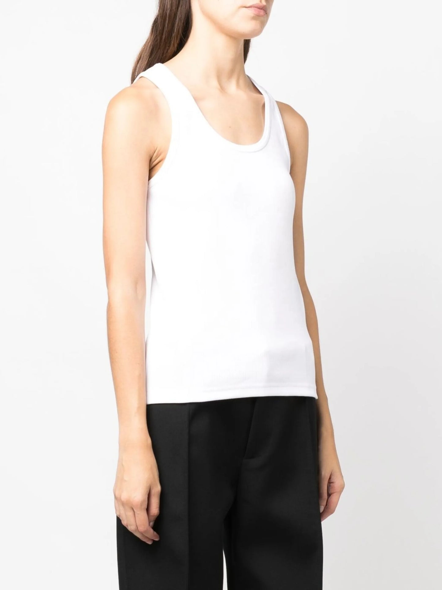 cotton-blend tank top