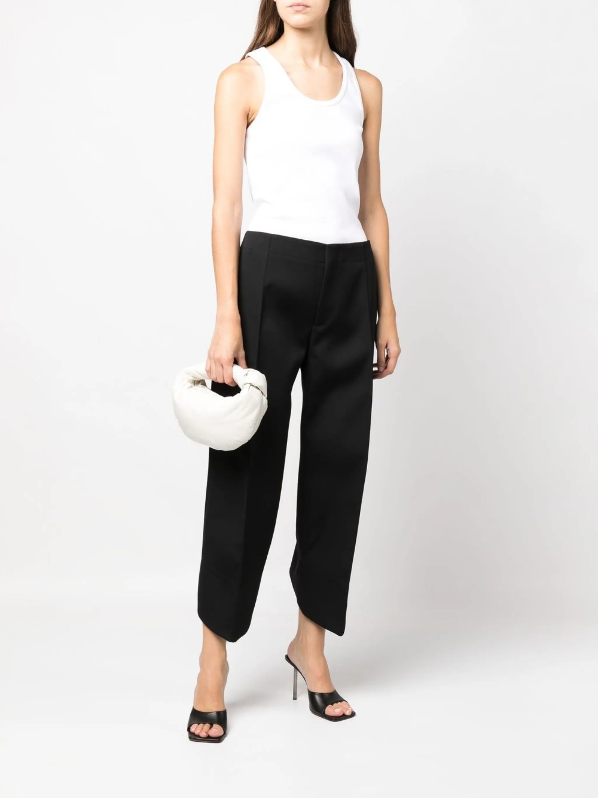 cotton-blend tank top