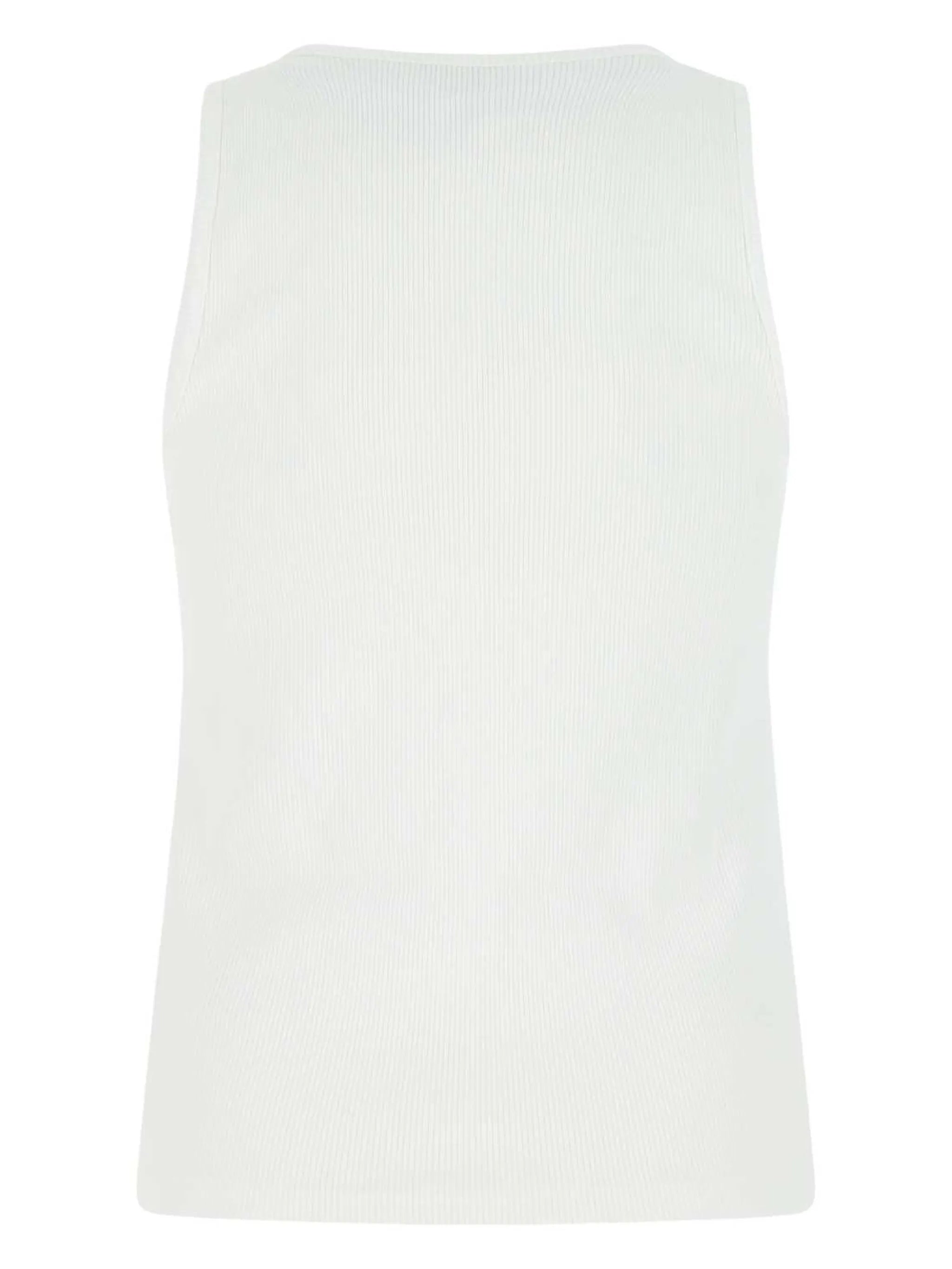 cotton-blend tank top