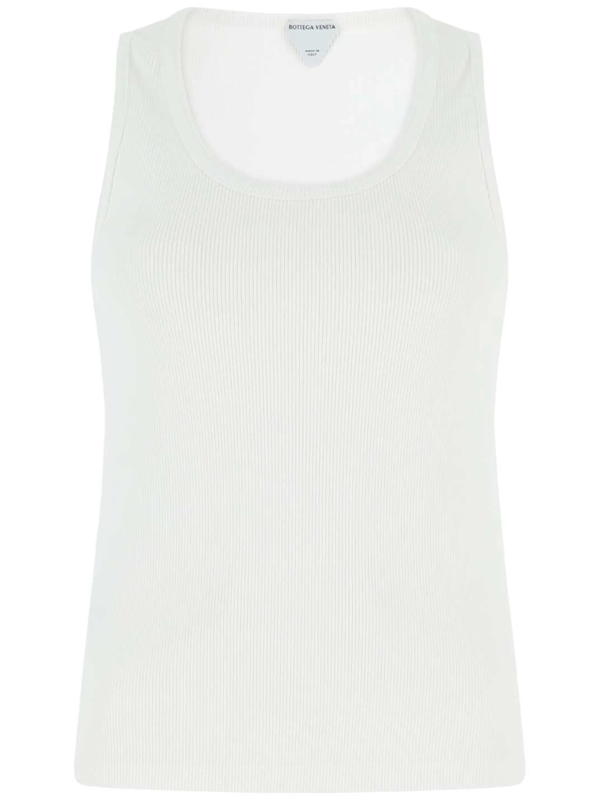 cotton-blend tank top