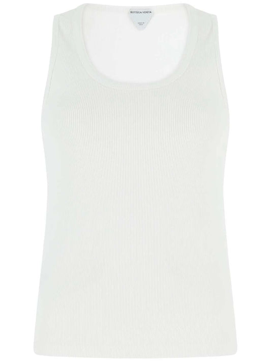 cotton-blend tank top