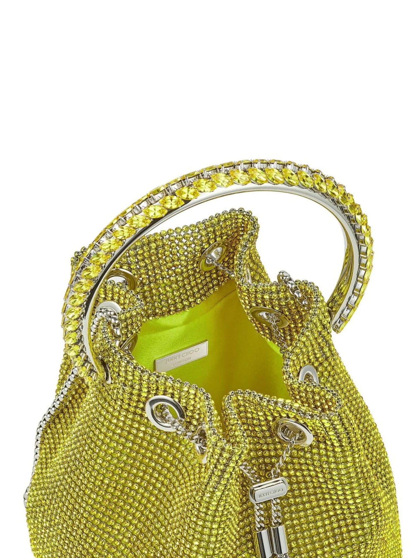Bon Bon crystal-embellished bucket bag