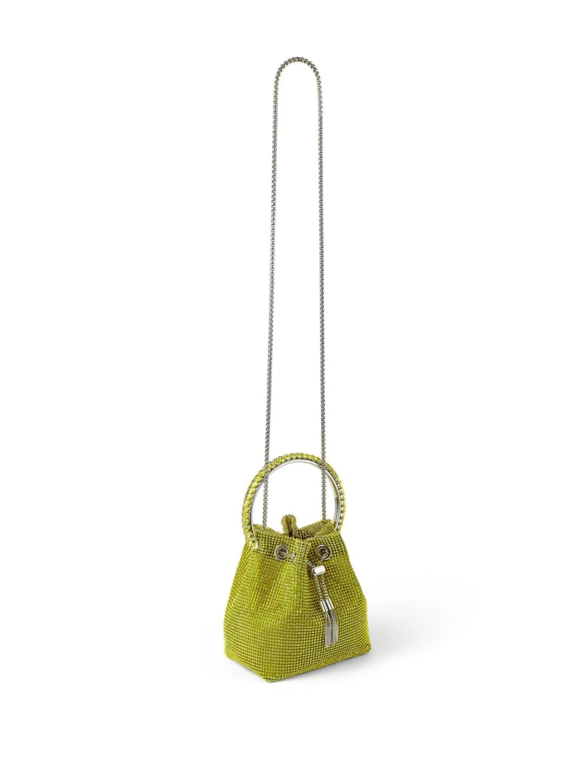 Bon Bon crystal-embellished bucket bag