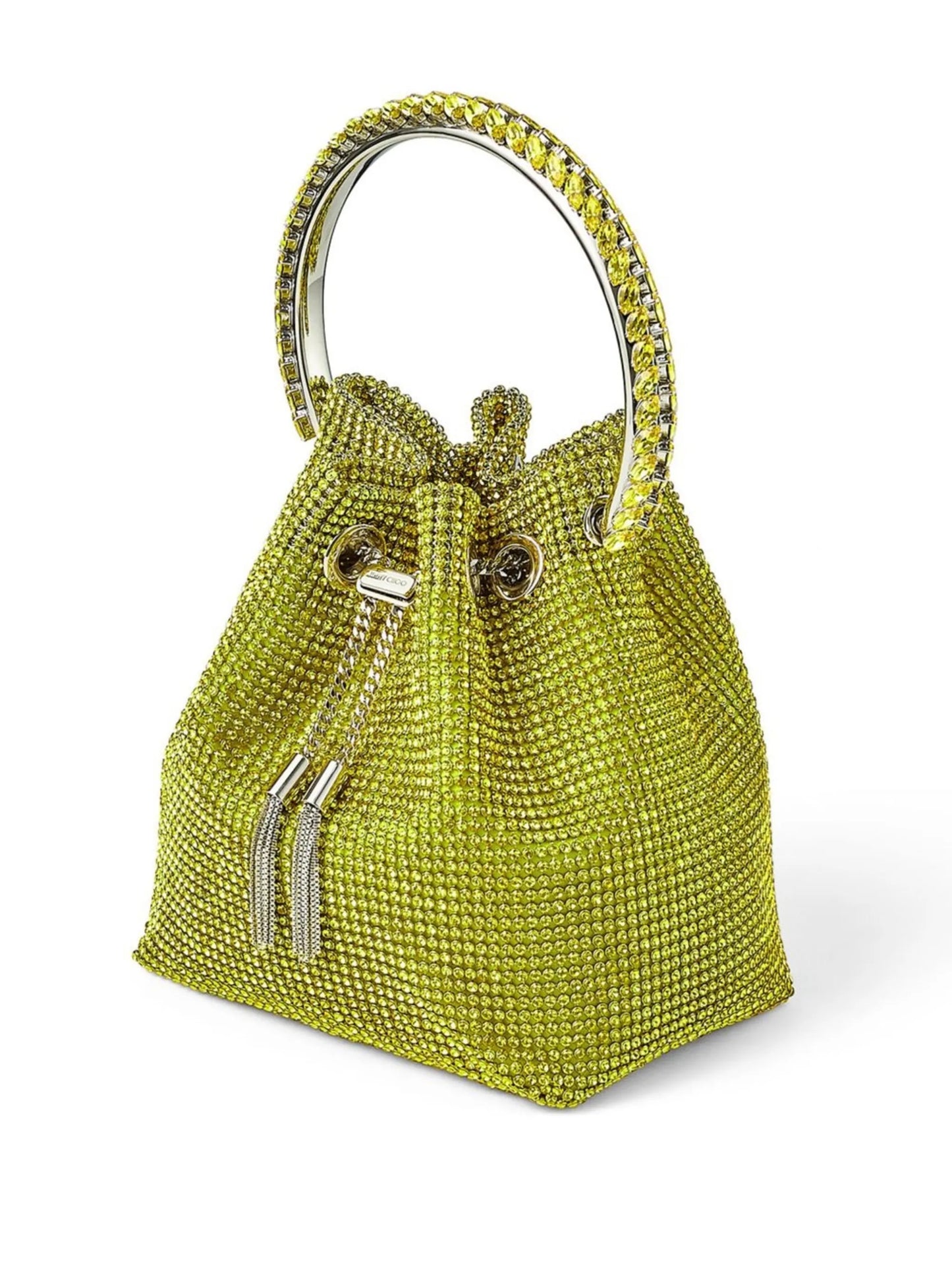 Bon Bon crystal-embellished bucket bag