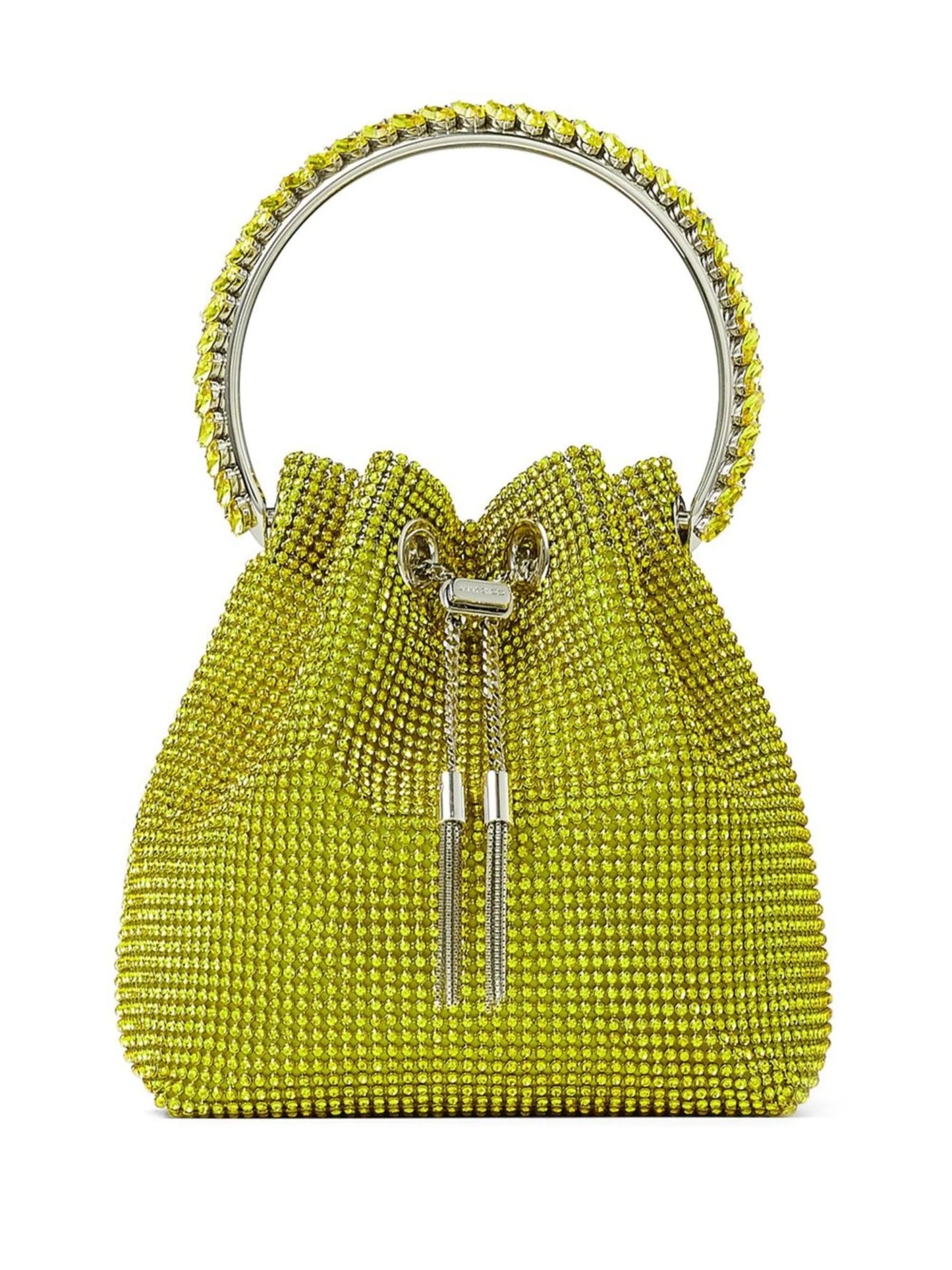 Bon Bon crystal-embellished bucket bag