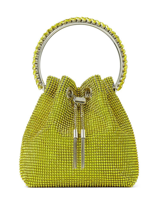Bon Bon crystal-embellished bucket bag