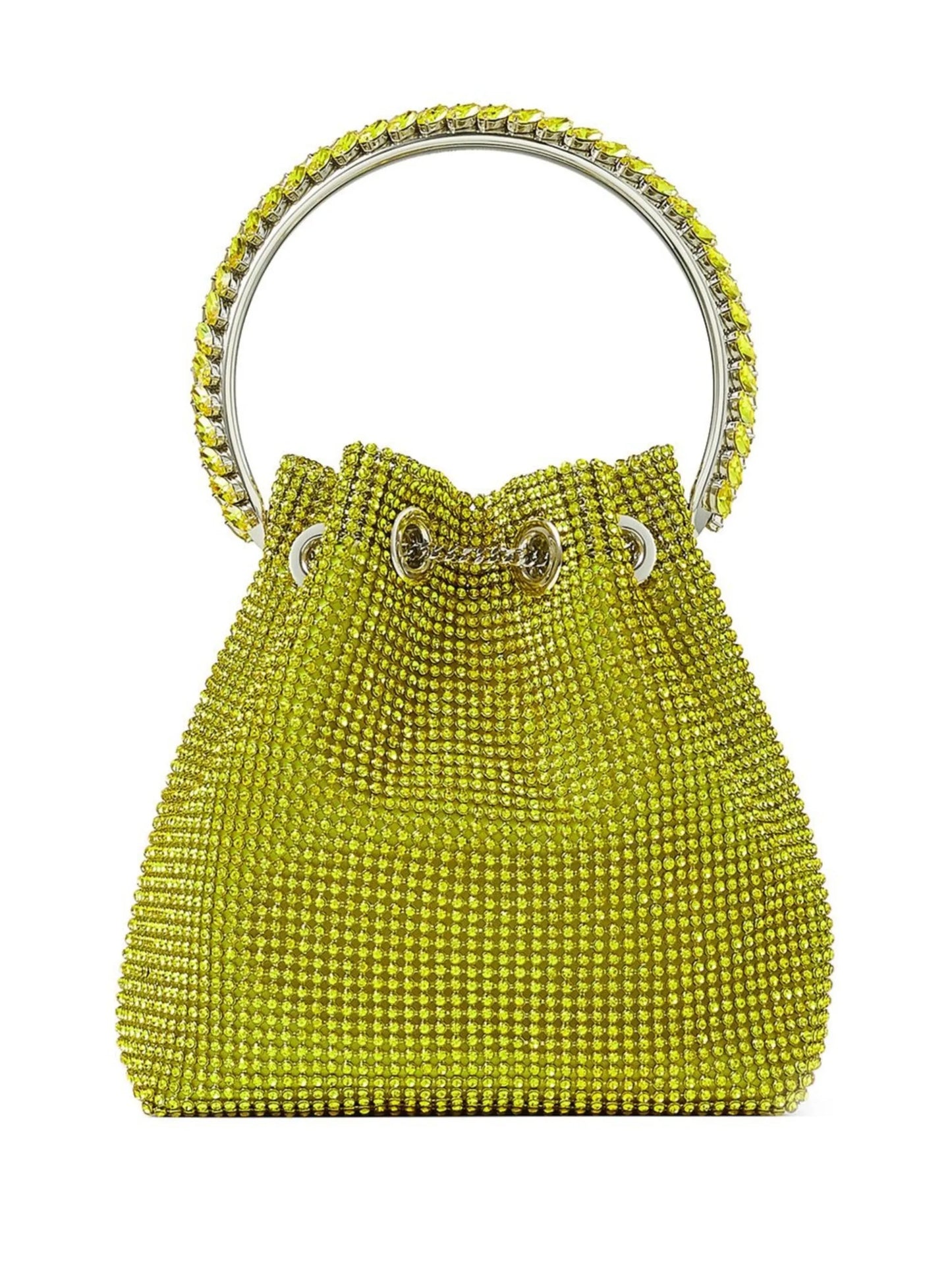 Bon Bon crystal-embellished bucket bag