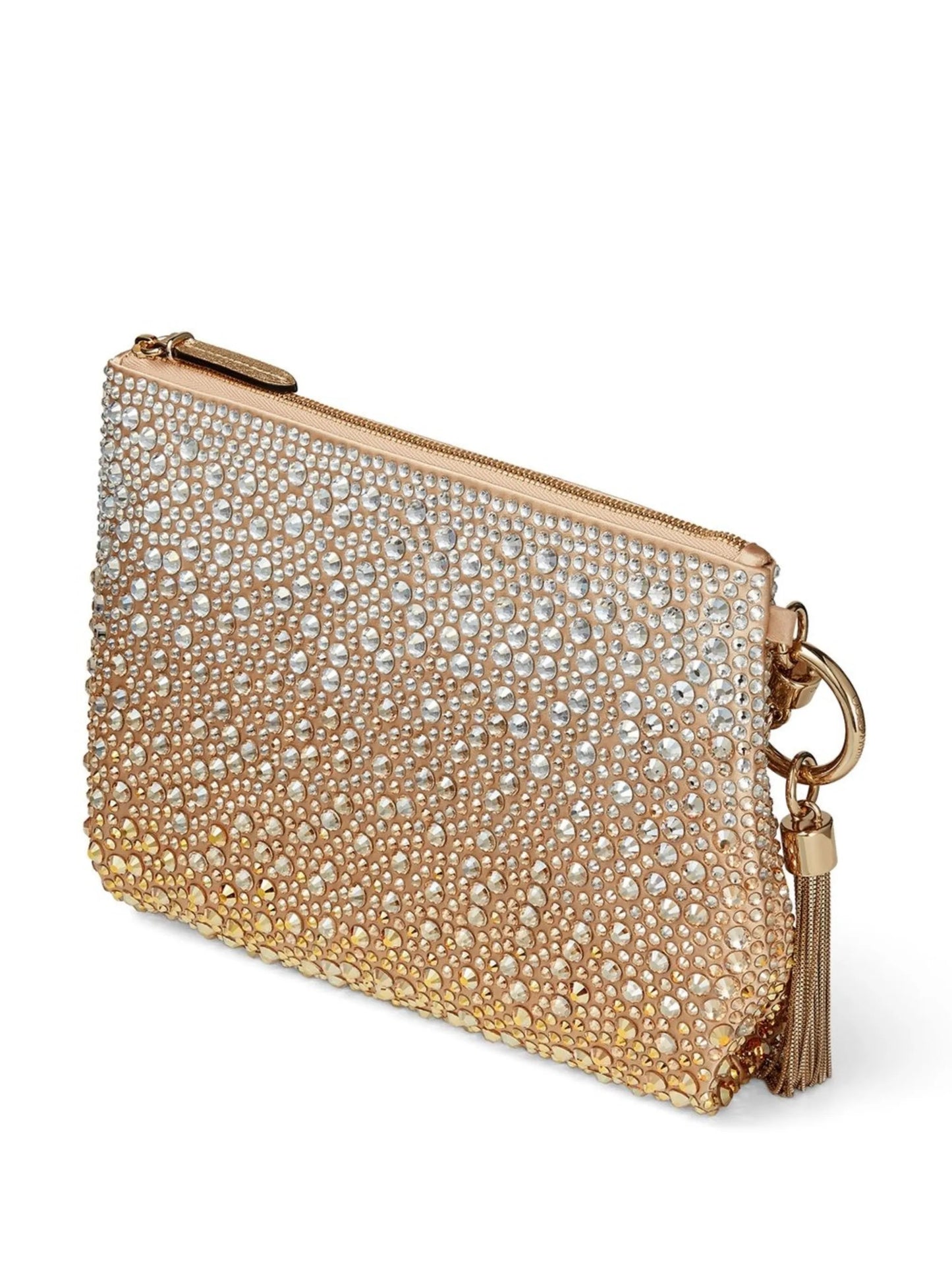 Callie crystal-embellished clutch bag