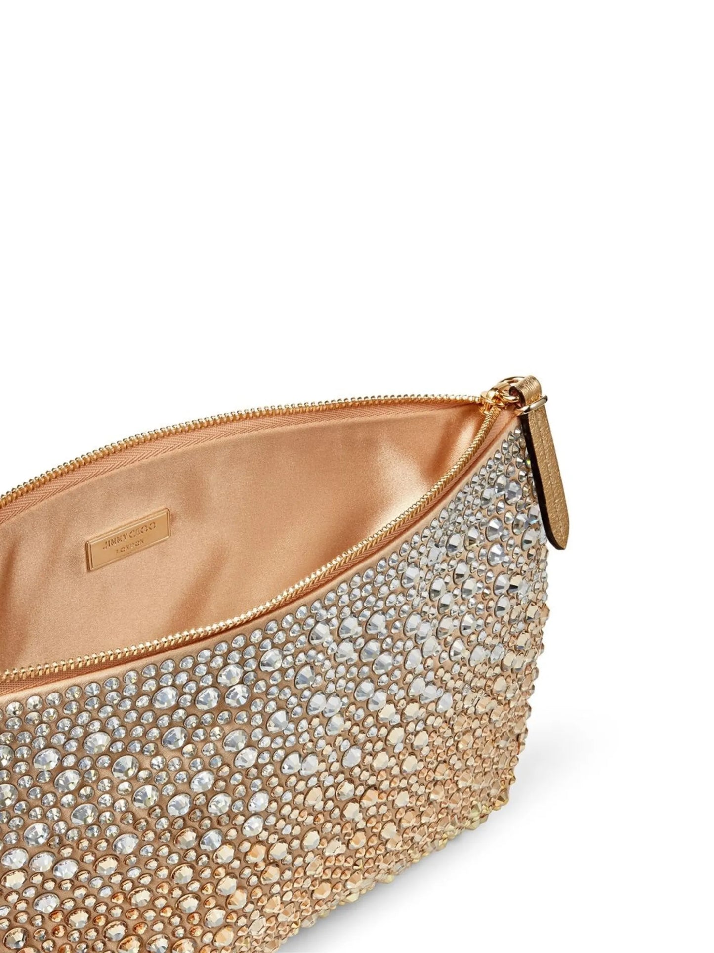 Callie crystal-embellished clutch bag