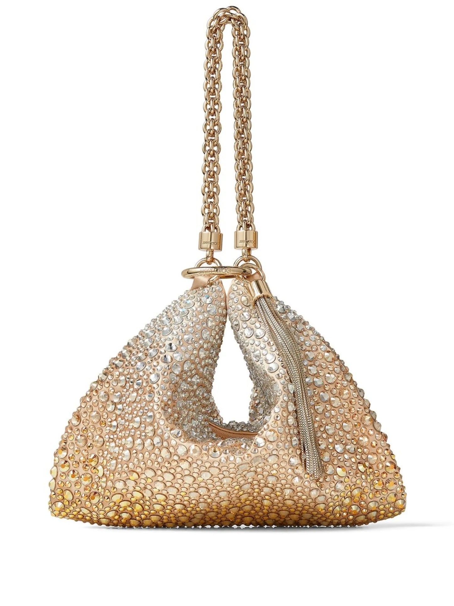Callie crystal-embellished clutch bag