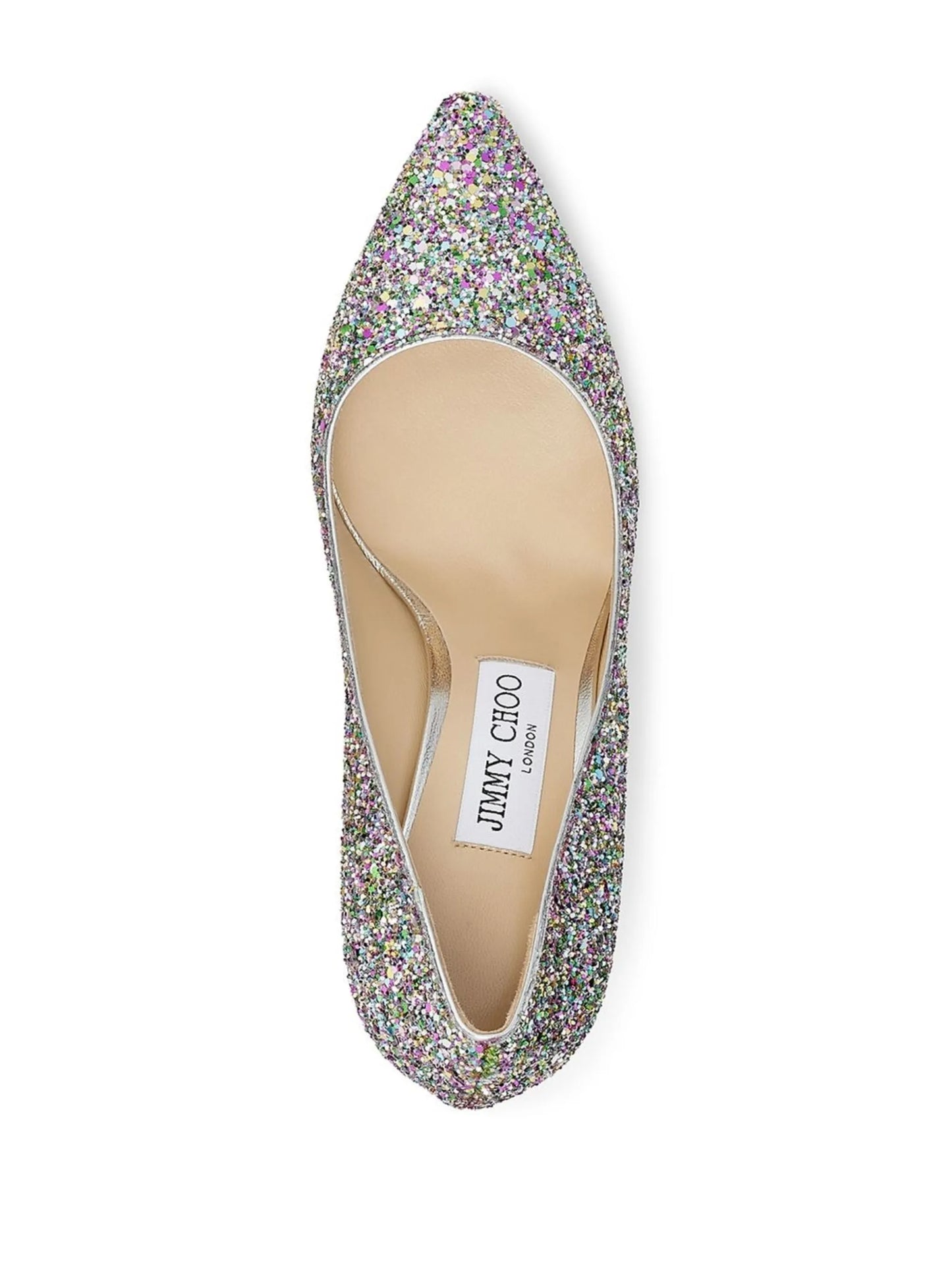 Romy 85mm glitter pumps